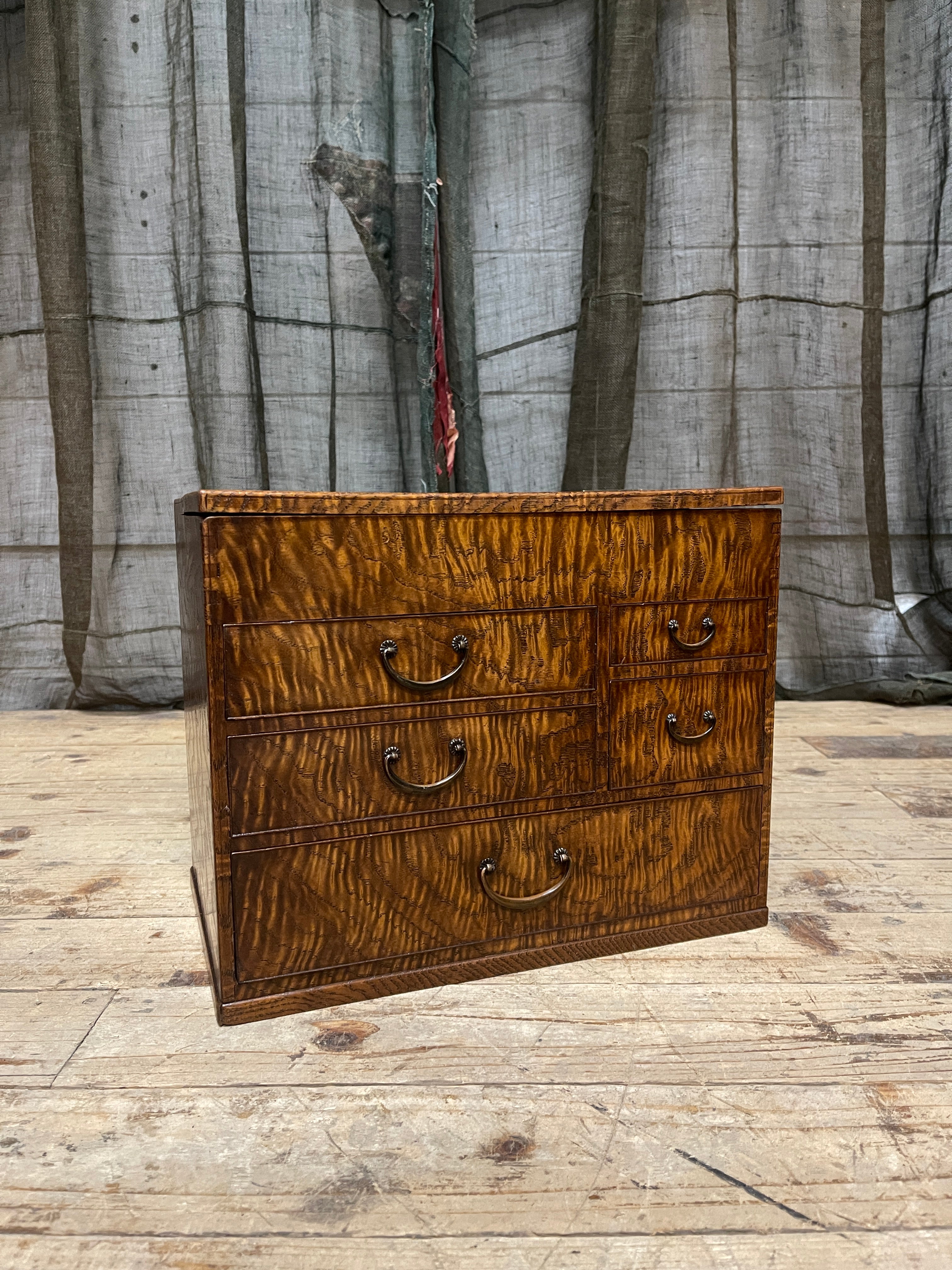 Vintage Japanese Sewing Box, Hari Bako | 1920's