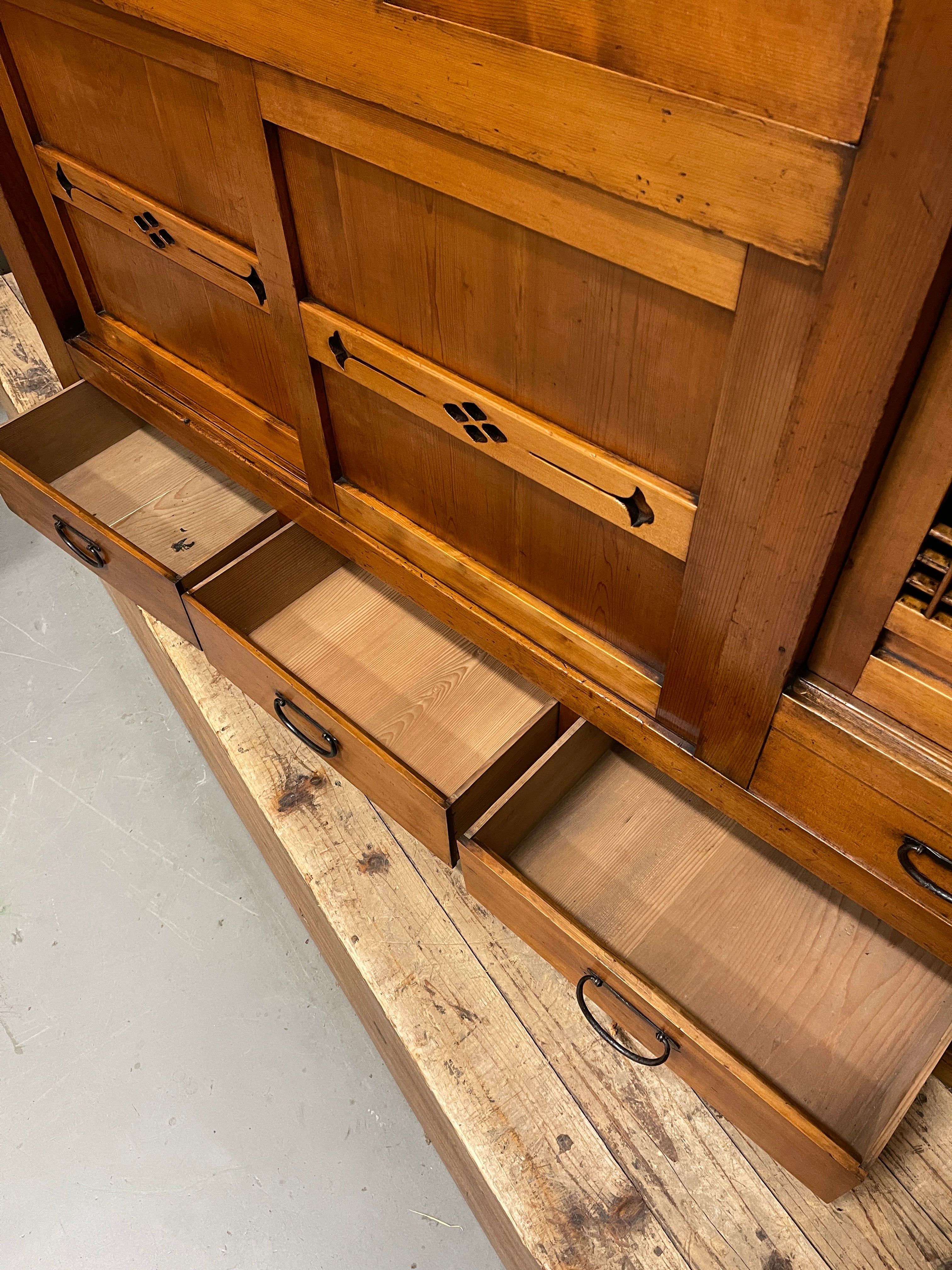 Japanese Mizuya, Kitchen Cabinet - Cedar & Cypress | Late Meiji