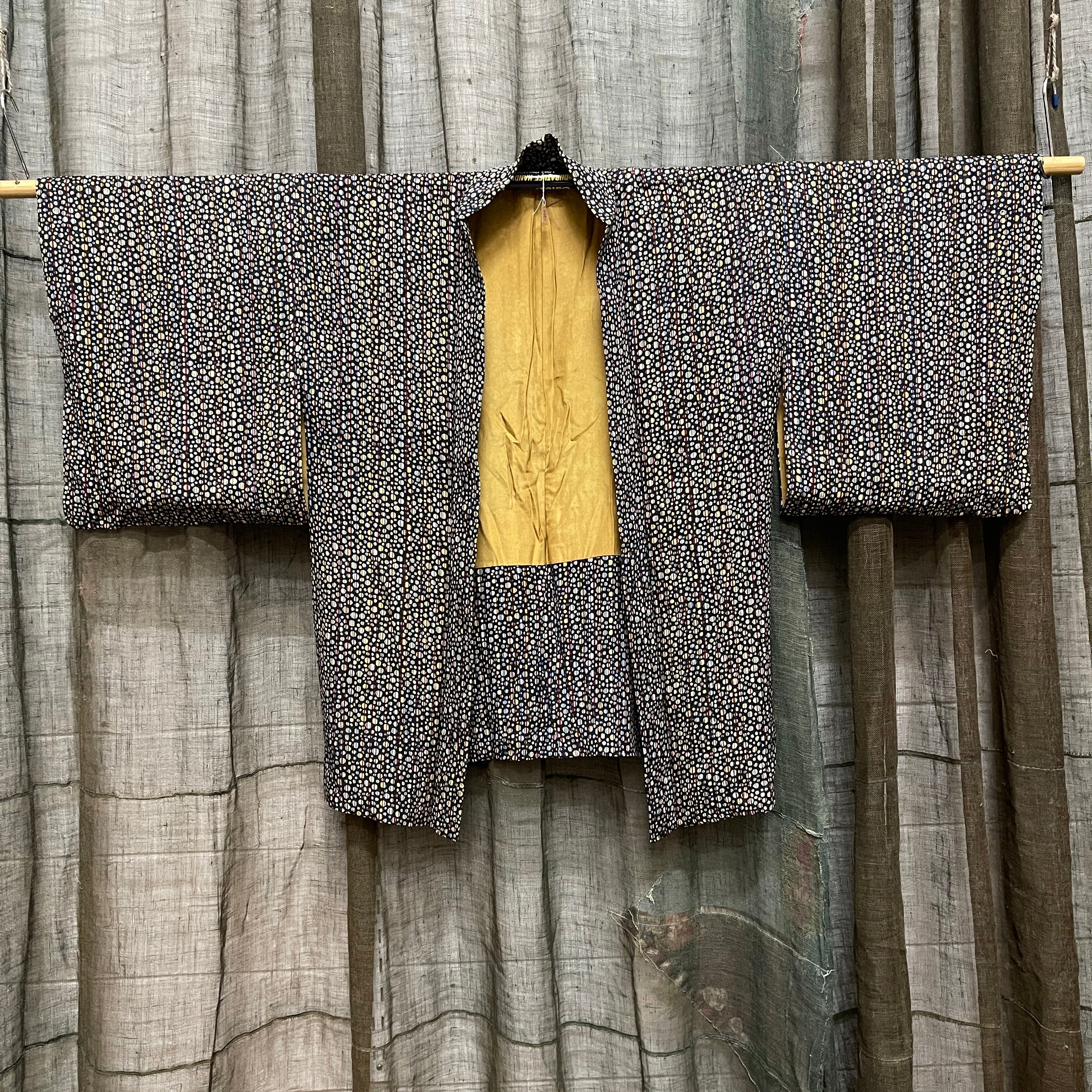 Japanese Haori-Kimono Jacket - Spotted Pattern