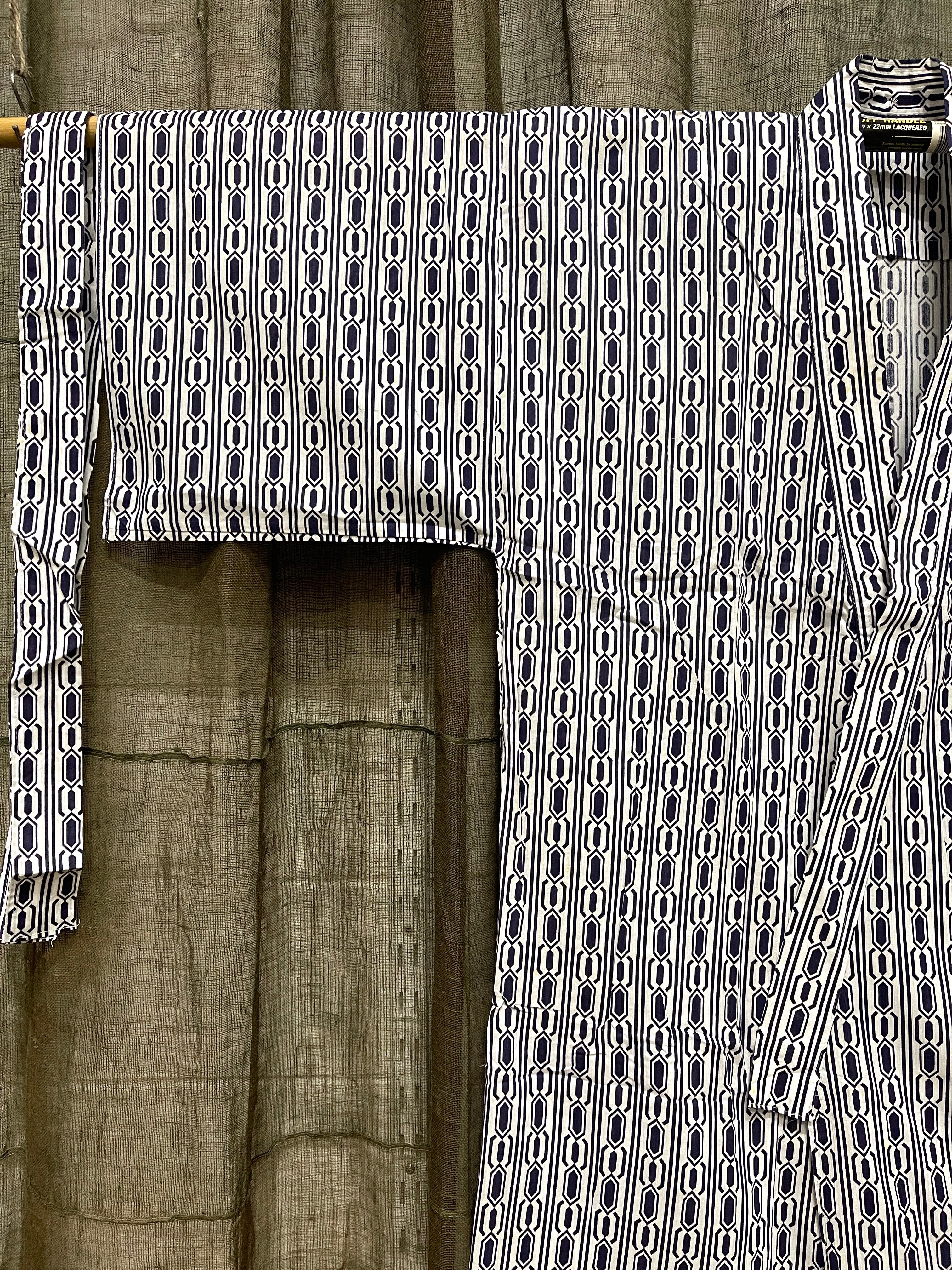 Nemaki, Japanese Cotton House Robe - Unisex