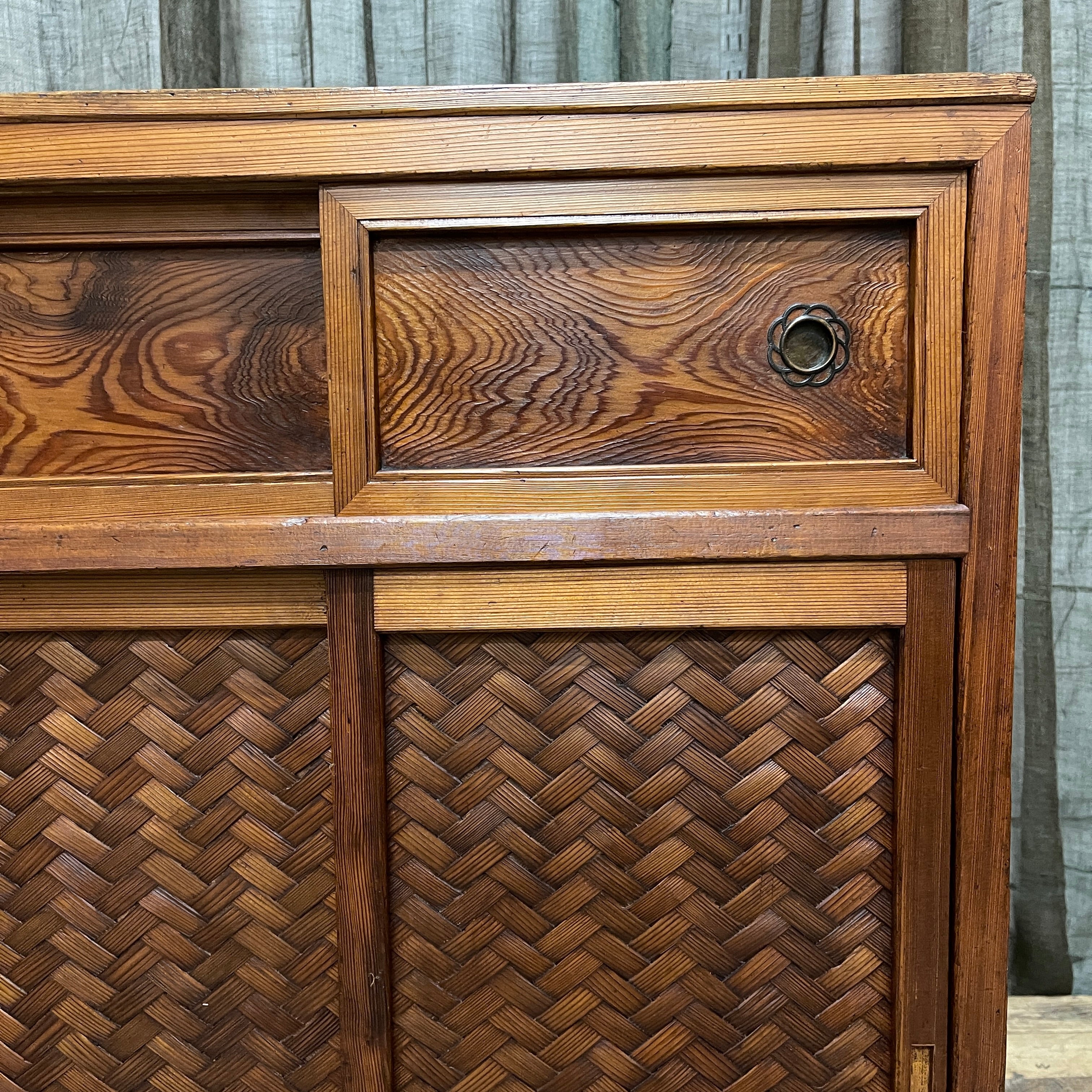 Cha Dansu, Japanese Tea Cabinet - Cedar | Taisho