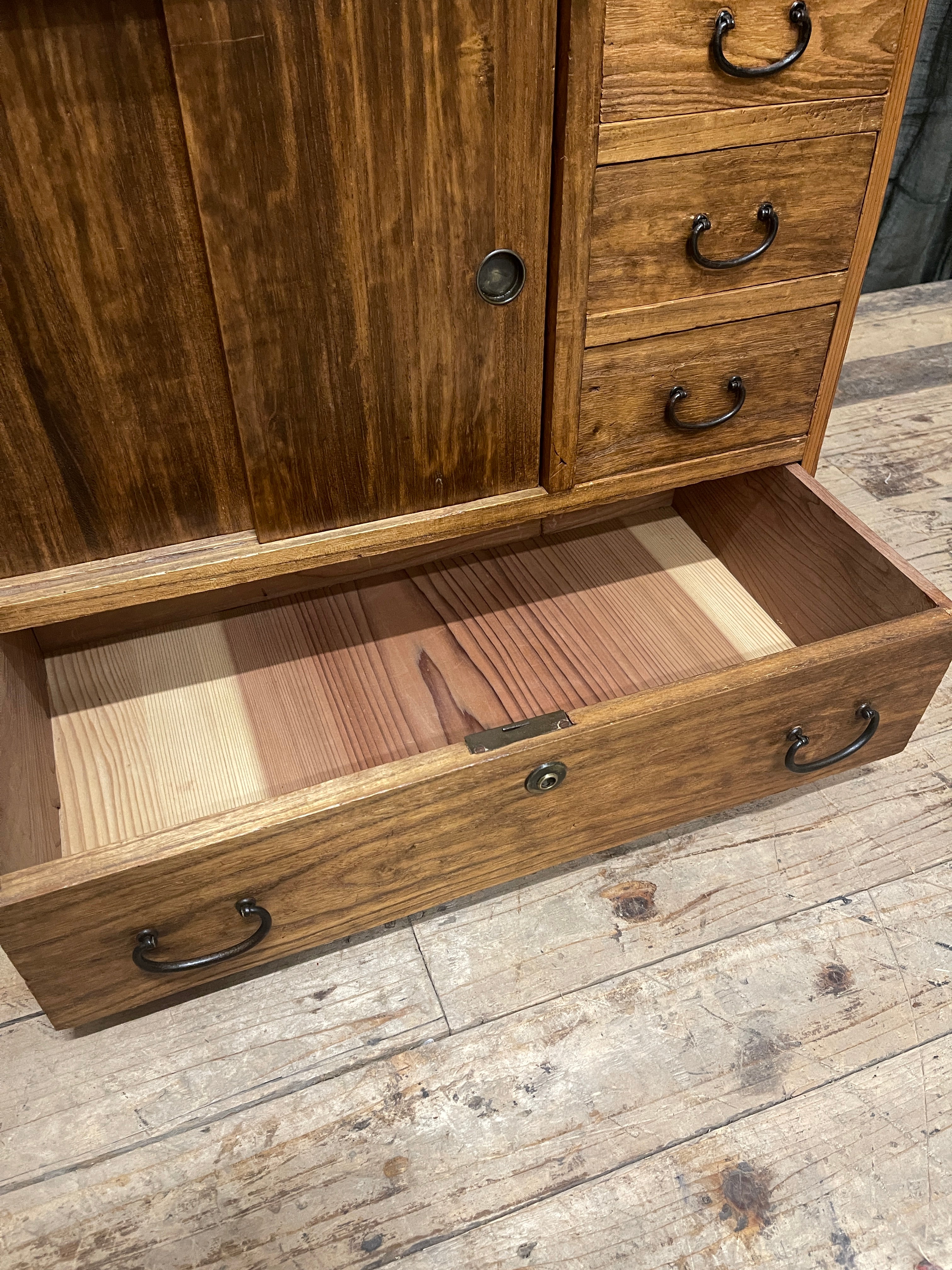 Japanese Side Cabinet - Kiri & Sugi | Midcentury