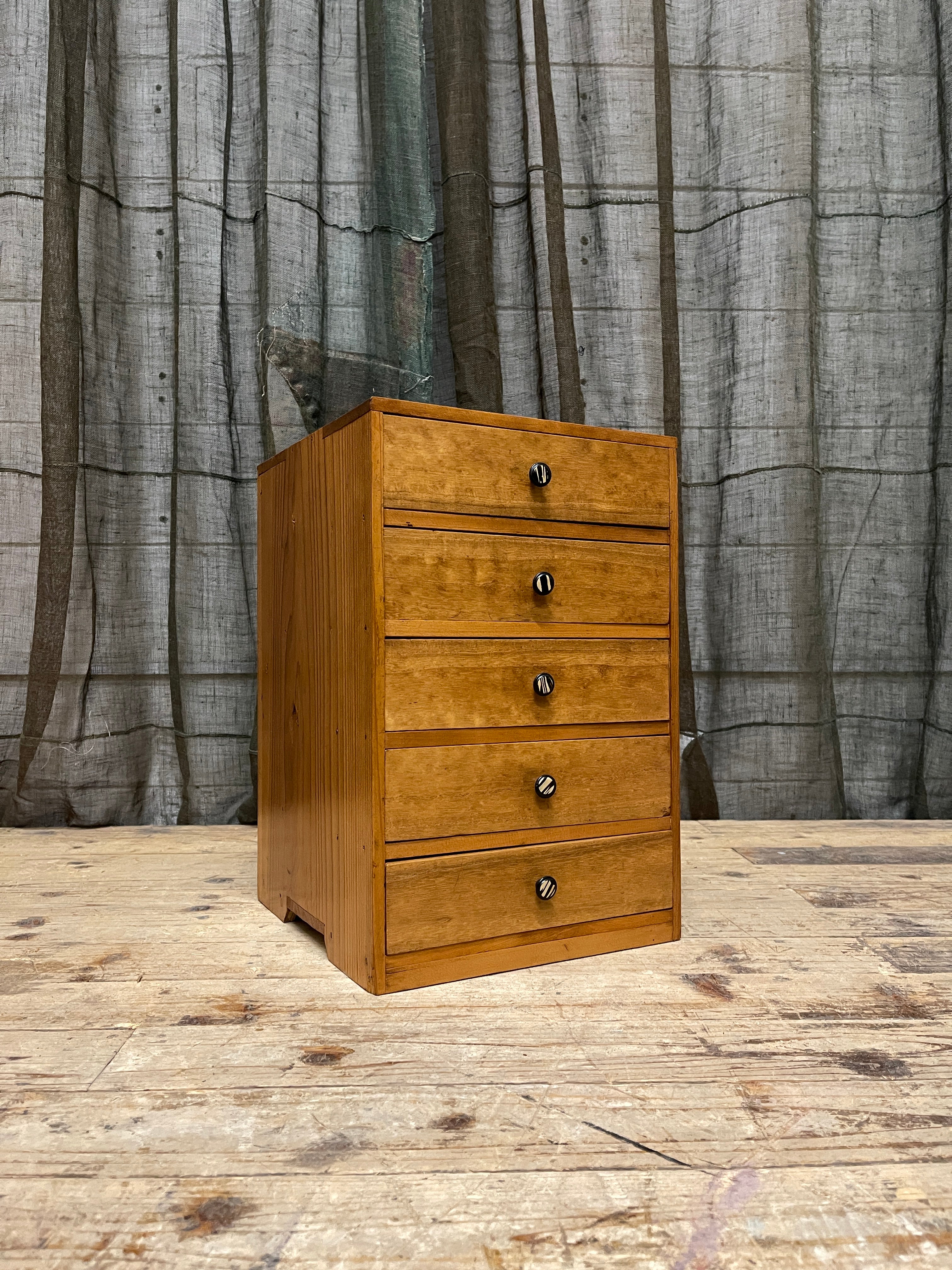 Japanese Document Drawers - Paulownia & Cypress | Midcentury