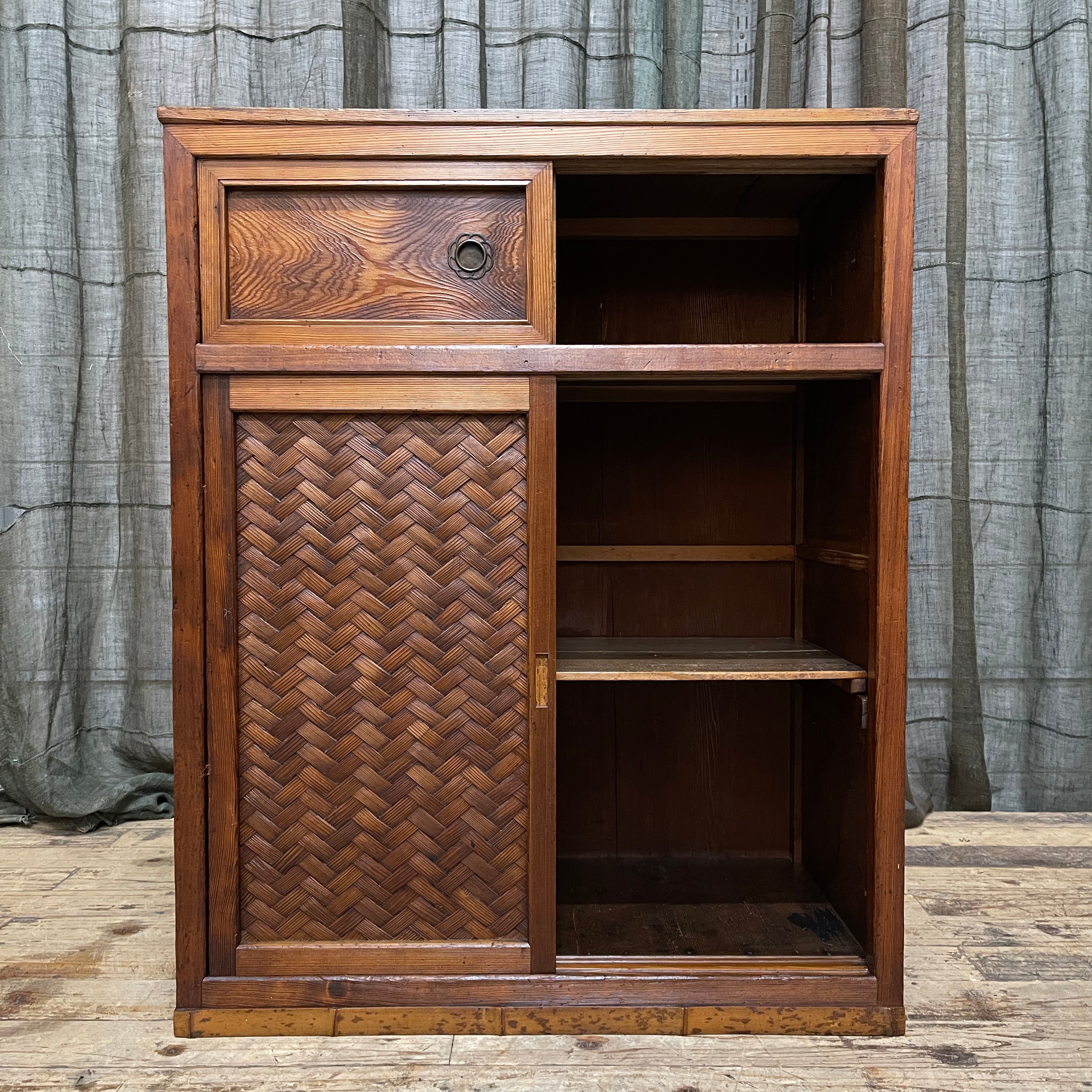Cha Dansu, Japanese Tea Cabinet - Cedar | Taisho