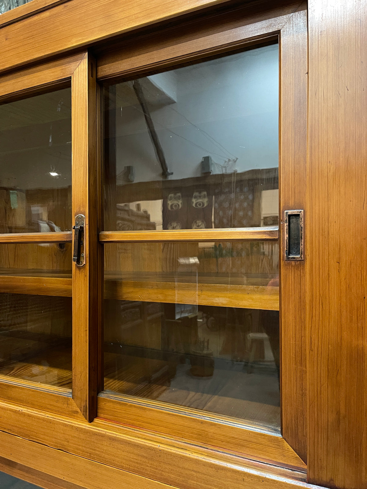 Japanese Shop Display Cabinet - Cypress & Cedar | Meiji