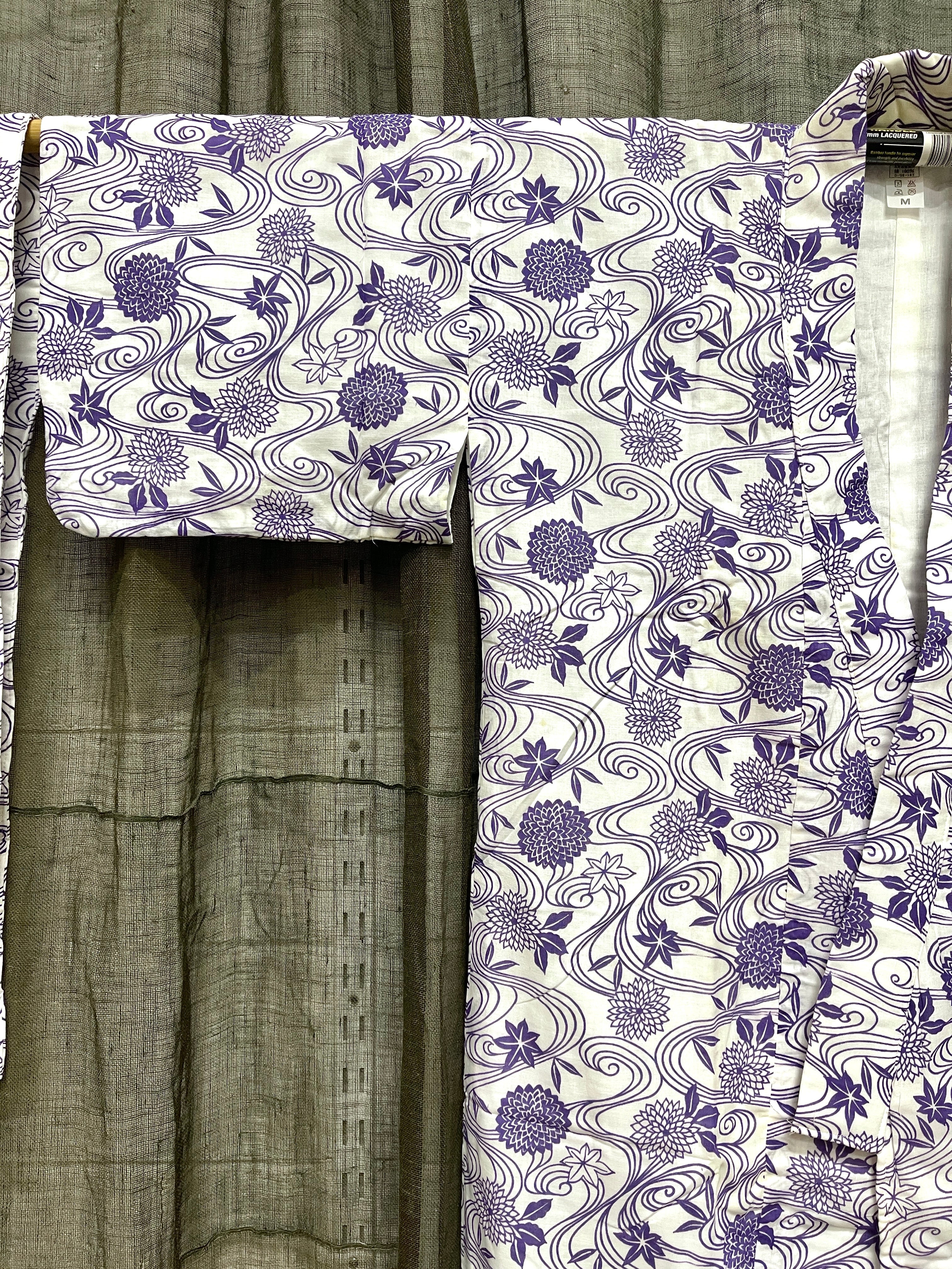 Nemaki, Japanese Cotton House Robe - Unisex