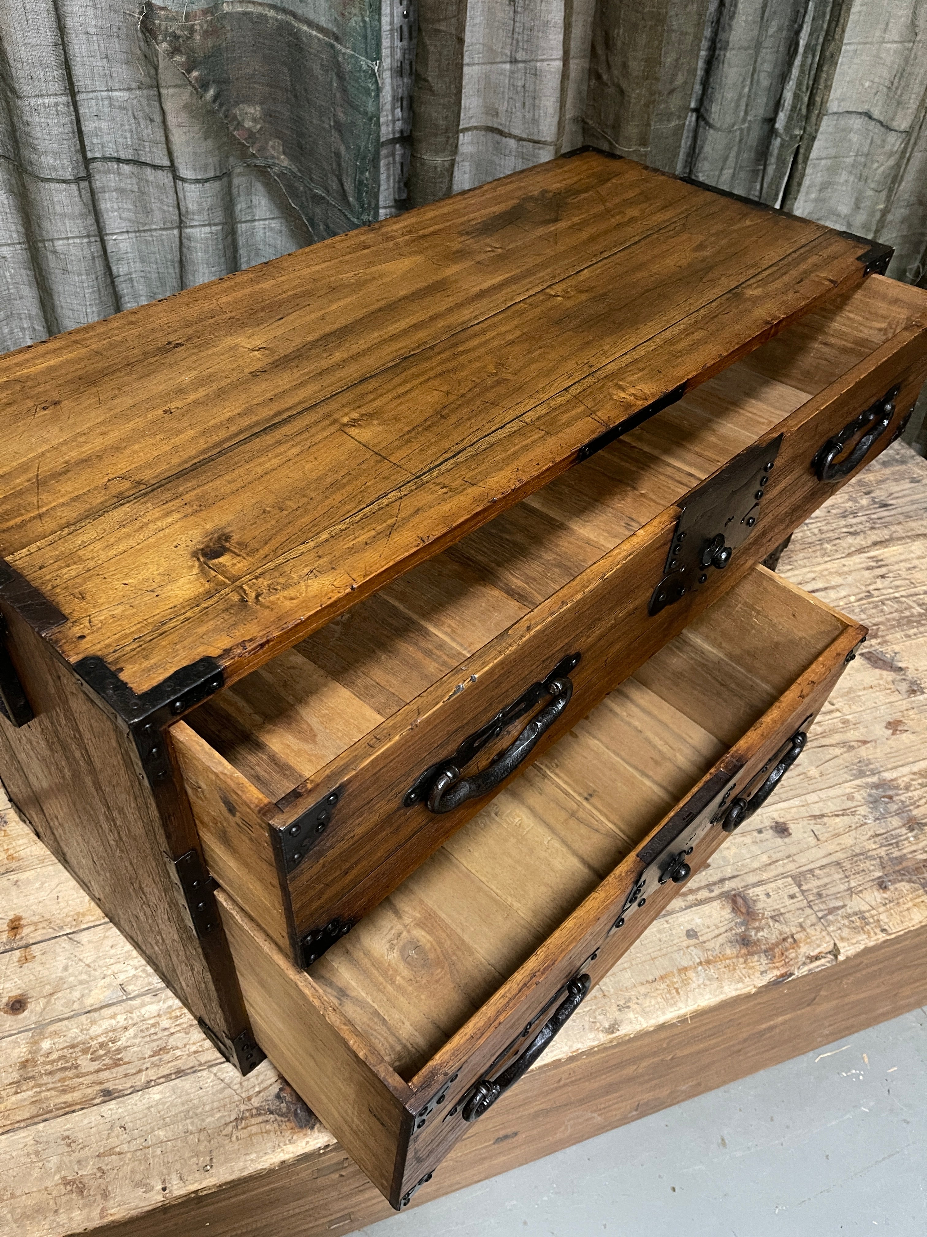 Japanese Low Chest - Paulownia | Meiji