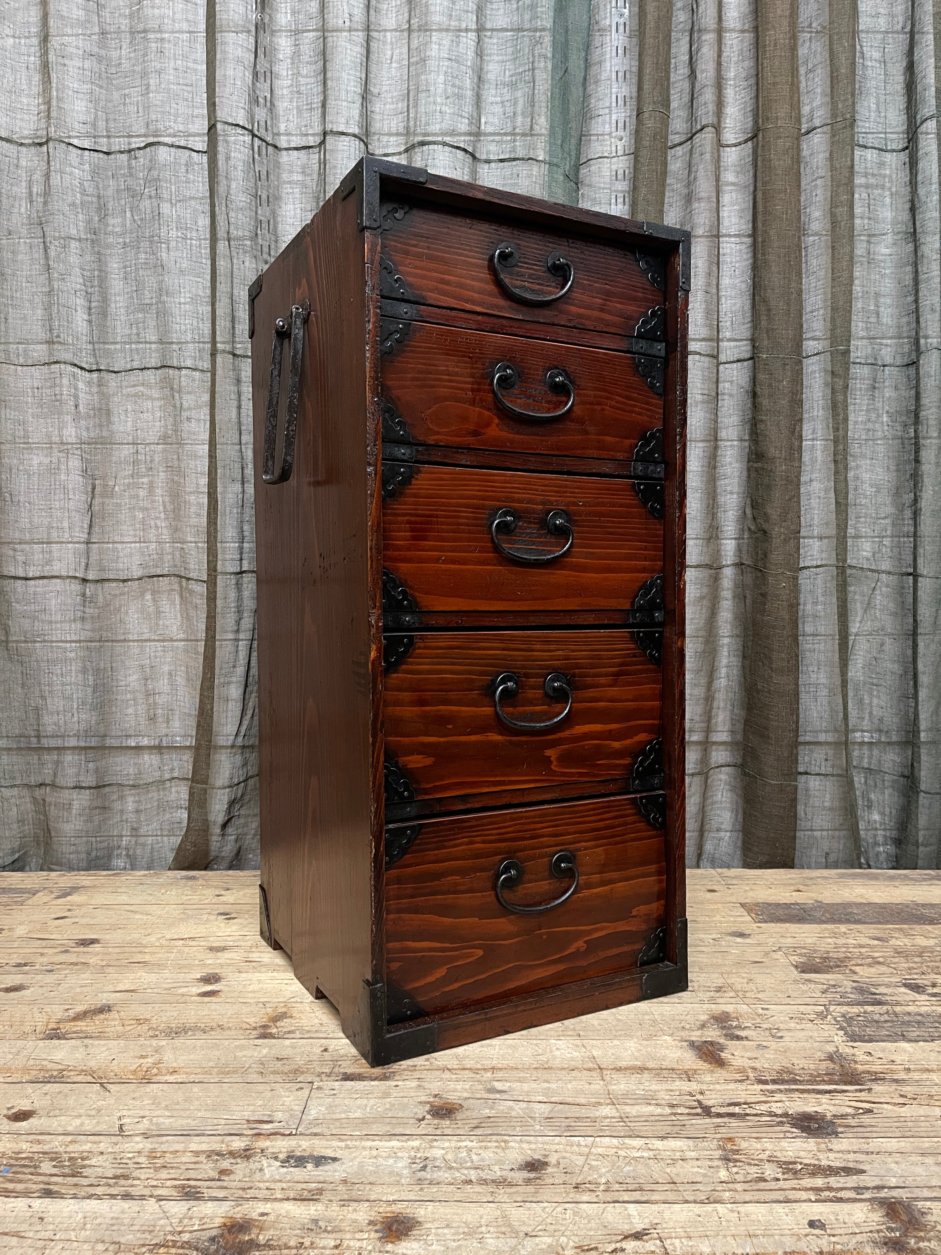 Japanese Lacquered Chest - Cypress | Meiji