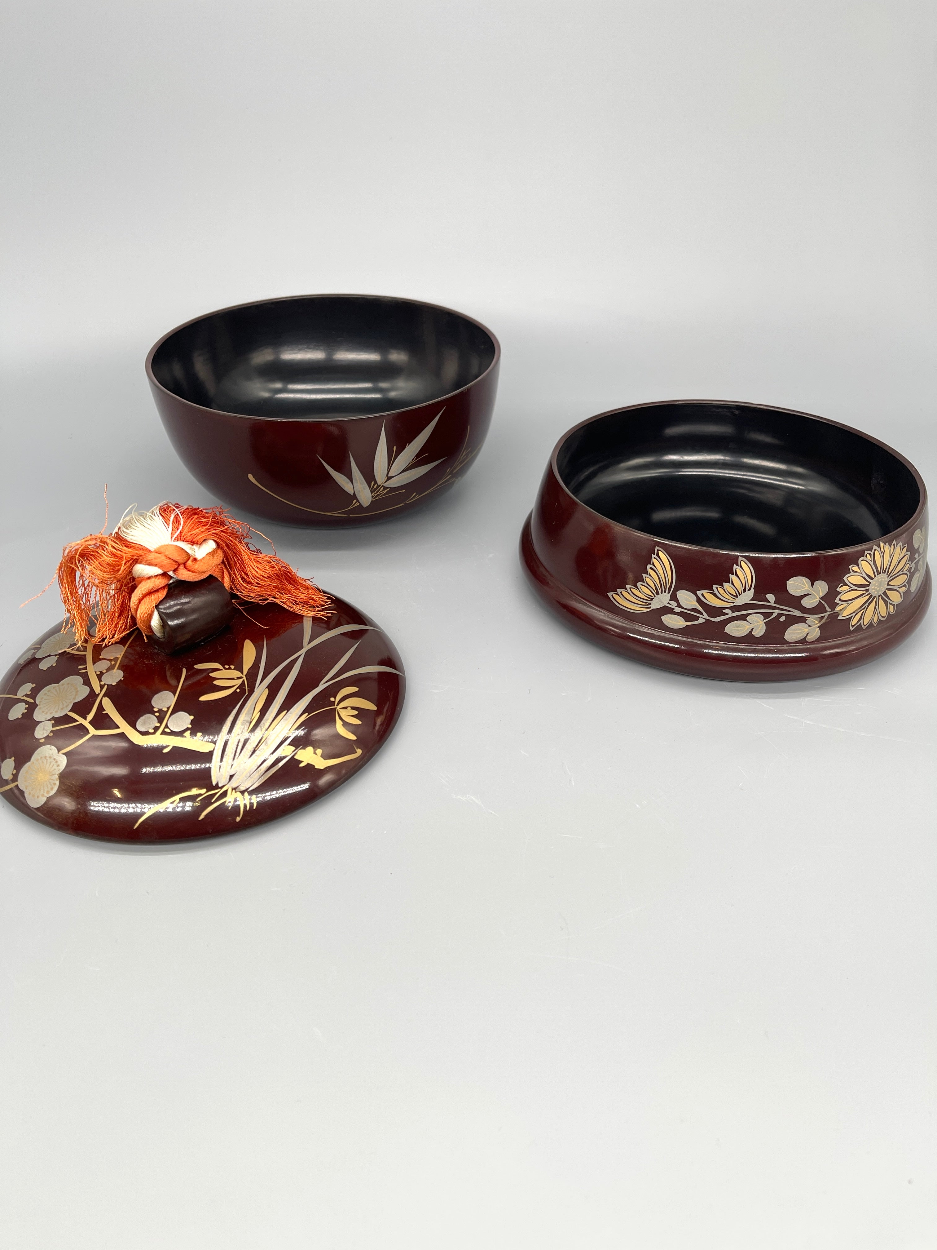 Vintage Japanese Lacquered Sweets box