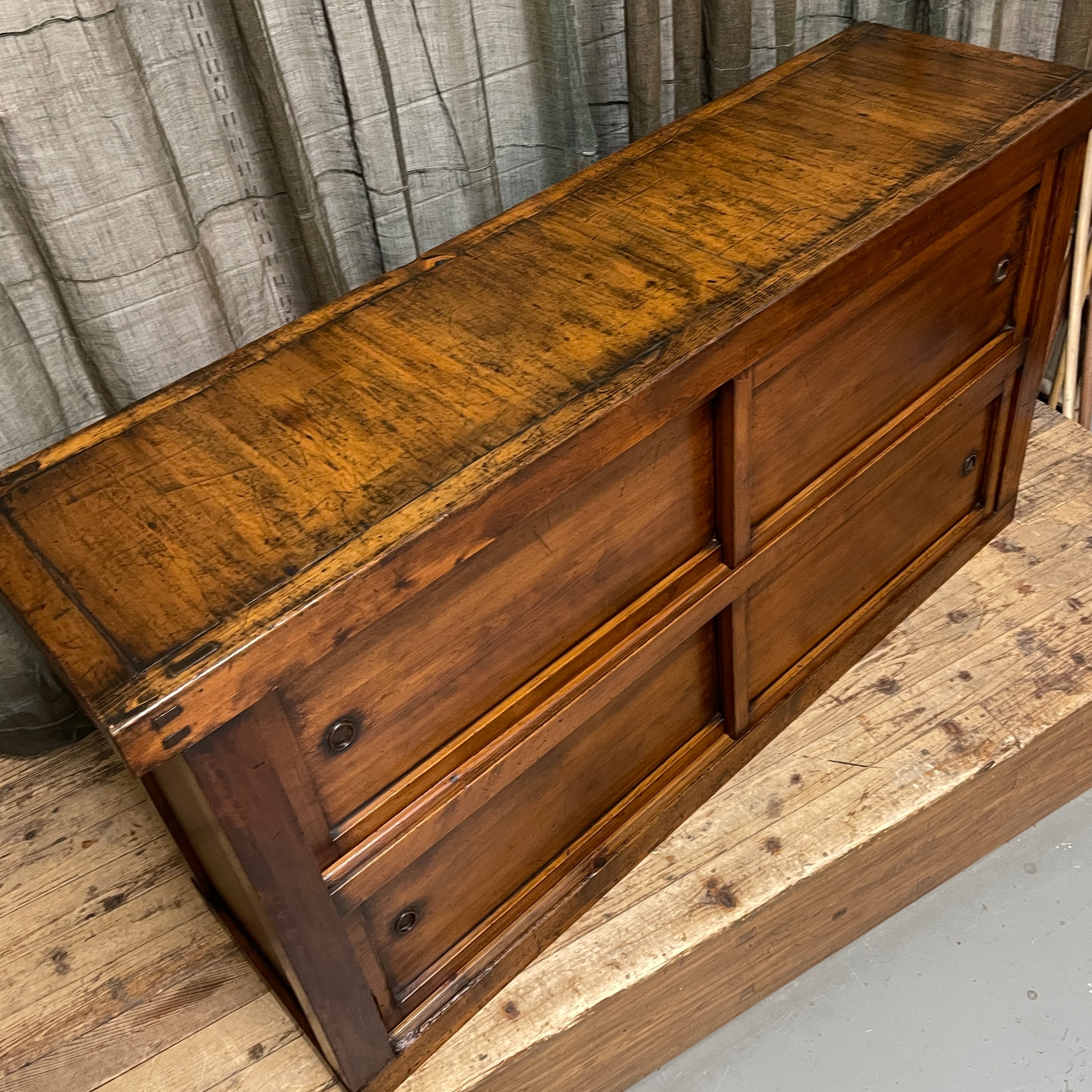 Antique Japanese Sideboard - Cedar & Cypress| Meiji