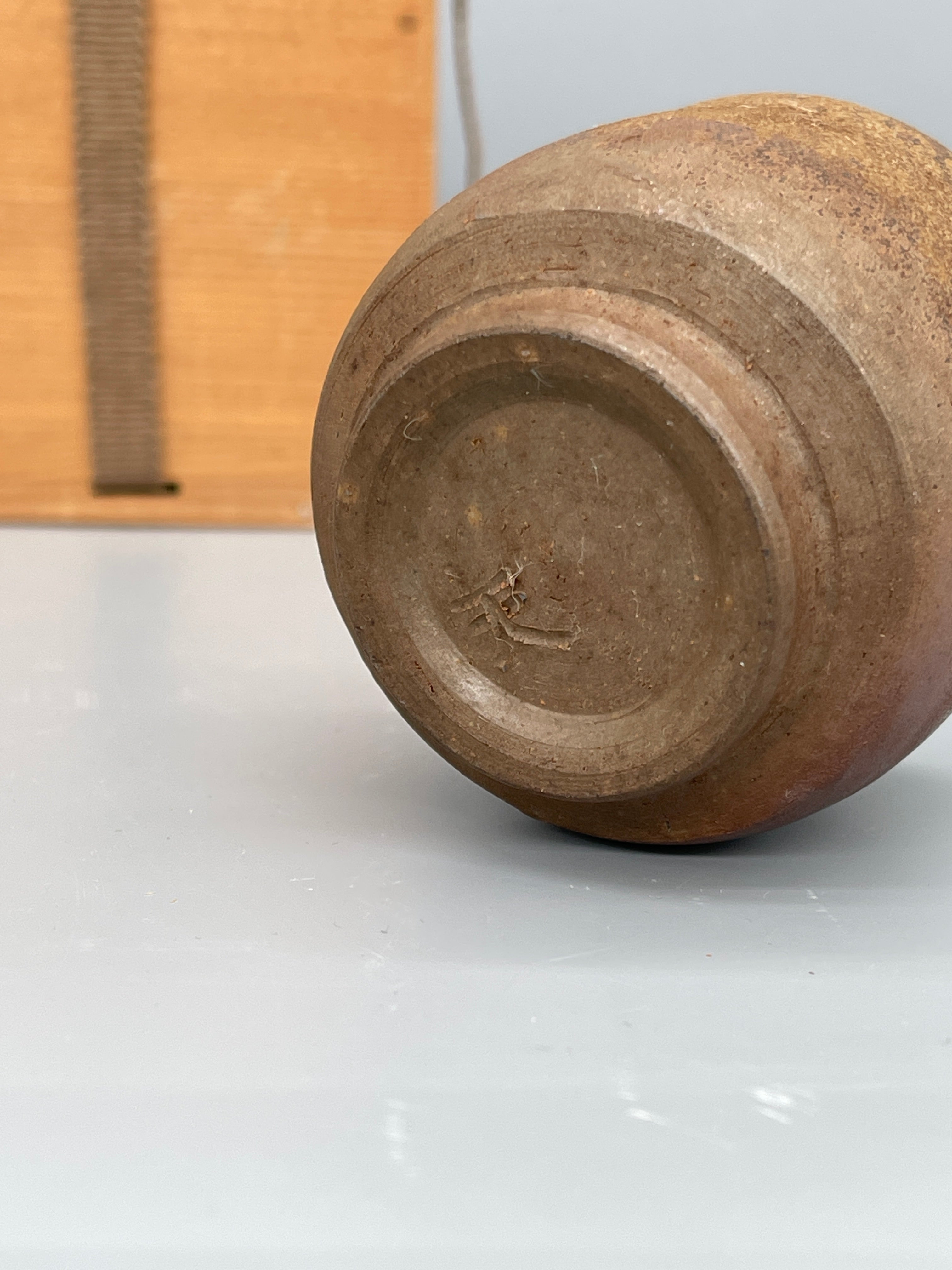 Japanese Stoneware Sake Cup - Bizen Ware