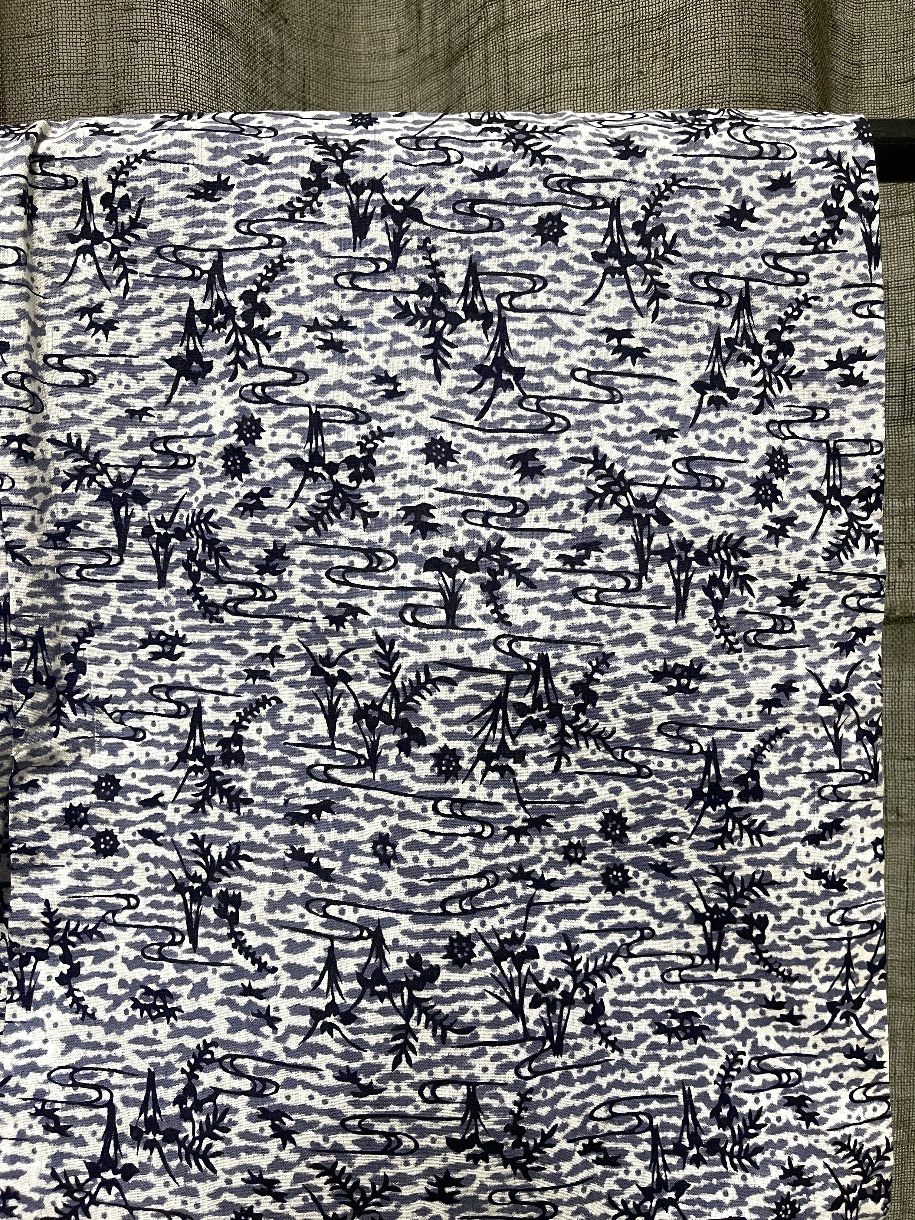 Vintage Yukata, Japanese Cotton Kimono
