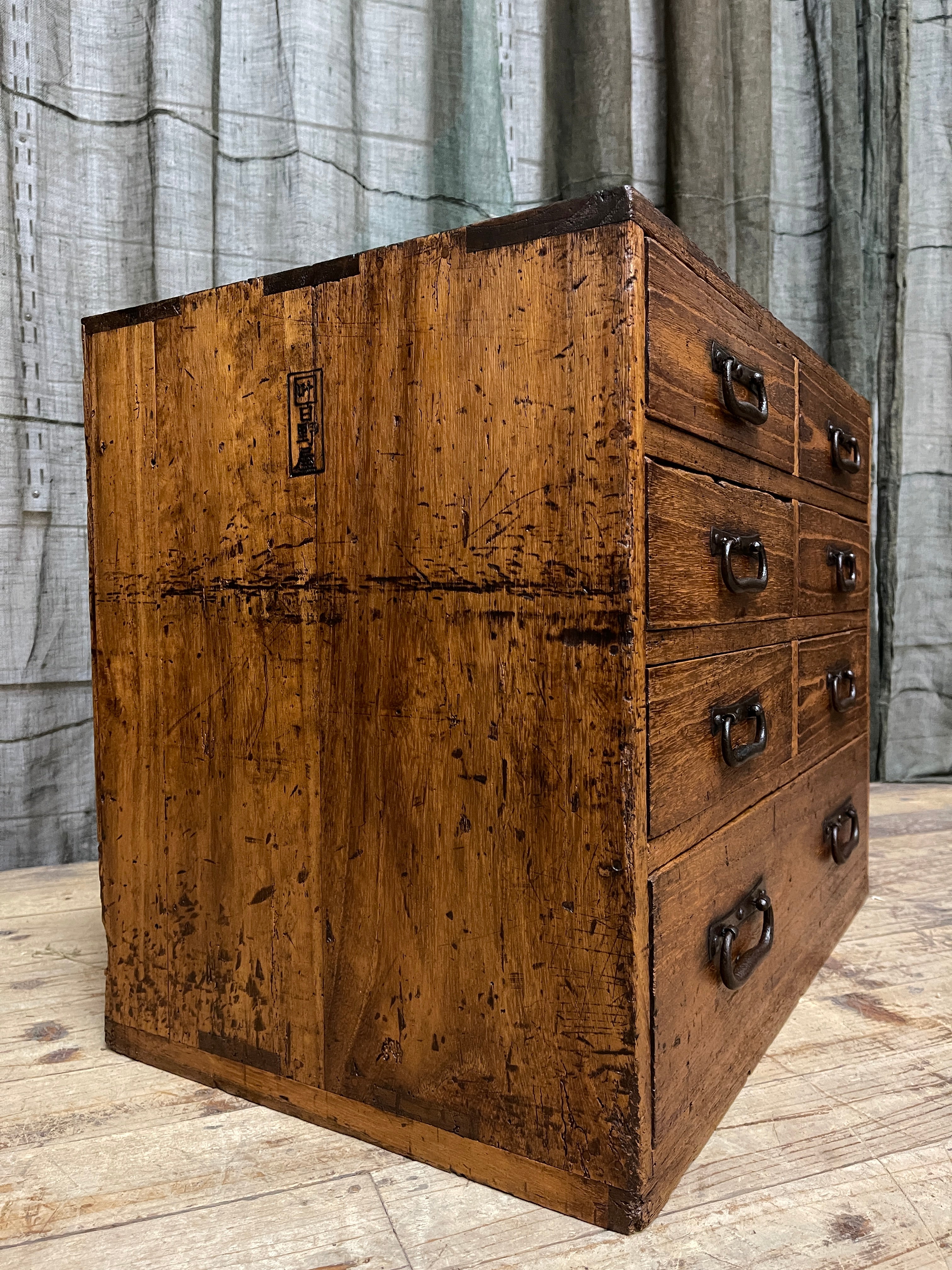 Ko Dansu, Japanese Side Cabinet - Paulownia | Meiji