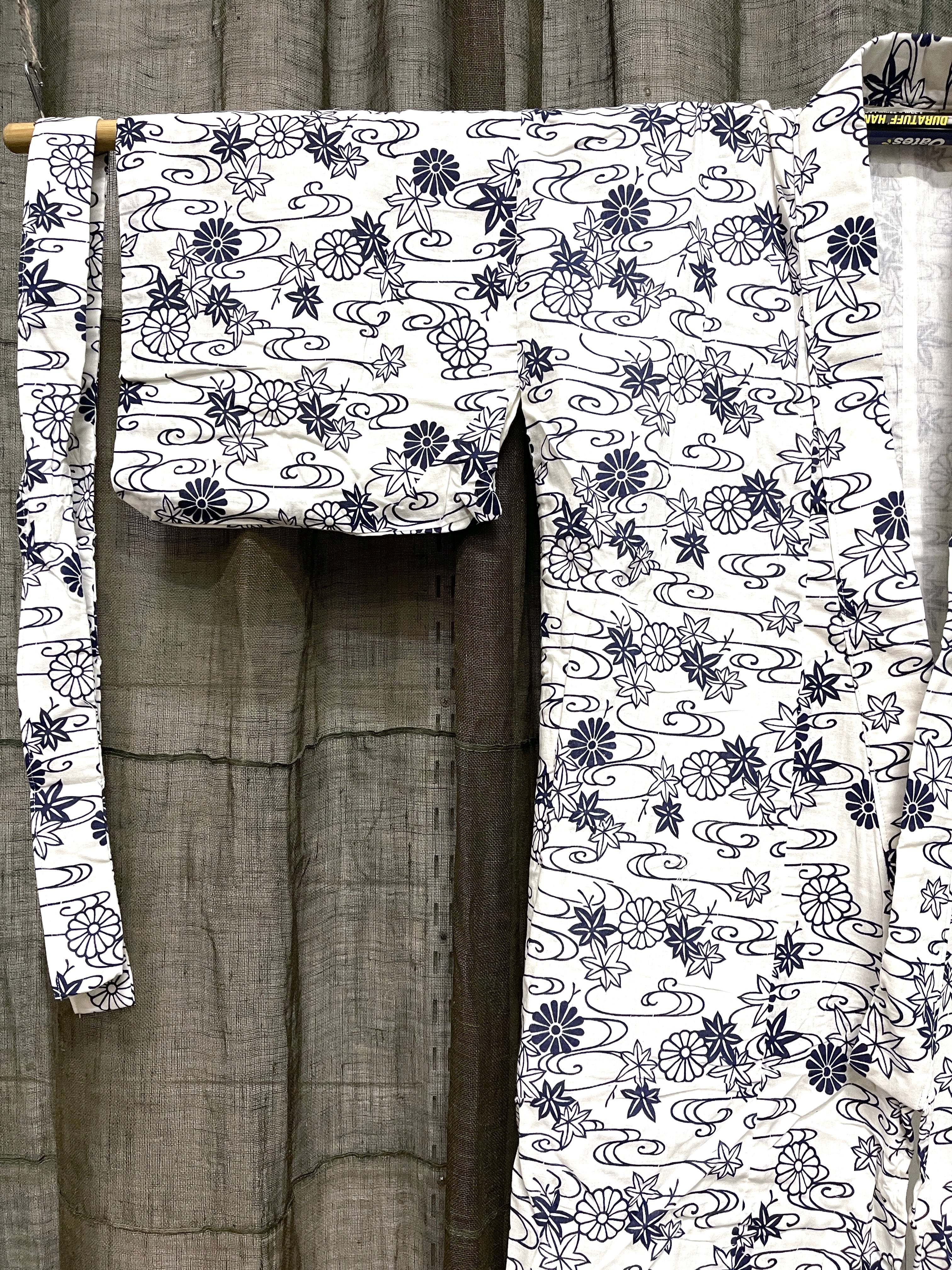 Nemaki, Japanese Cotton House Robe - Unisex