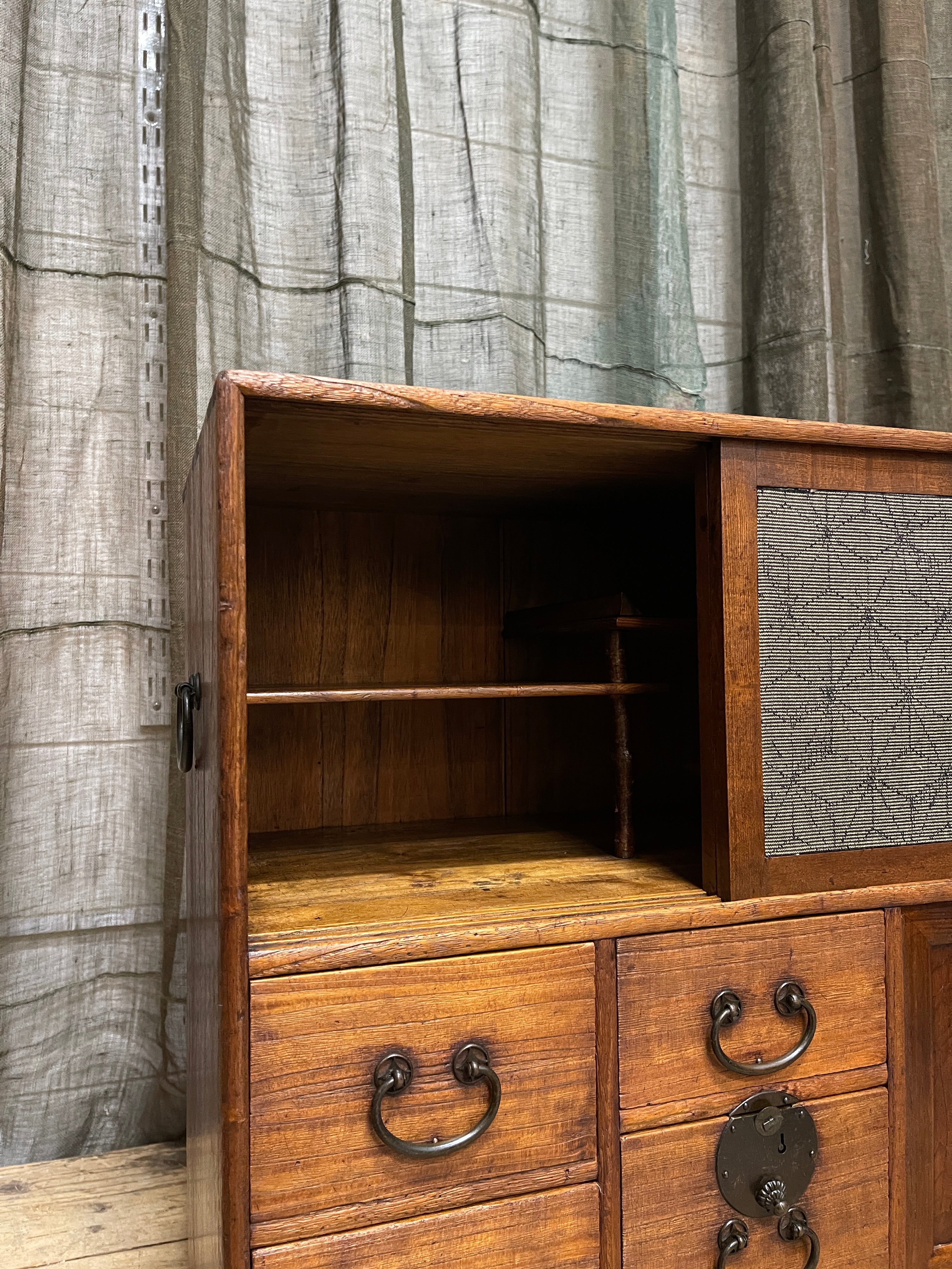 Ko Dansu, Japanese Side Cabinet - Paulownia| Taisho