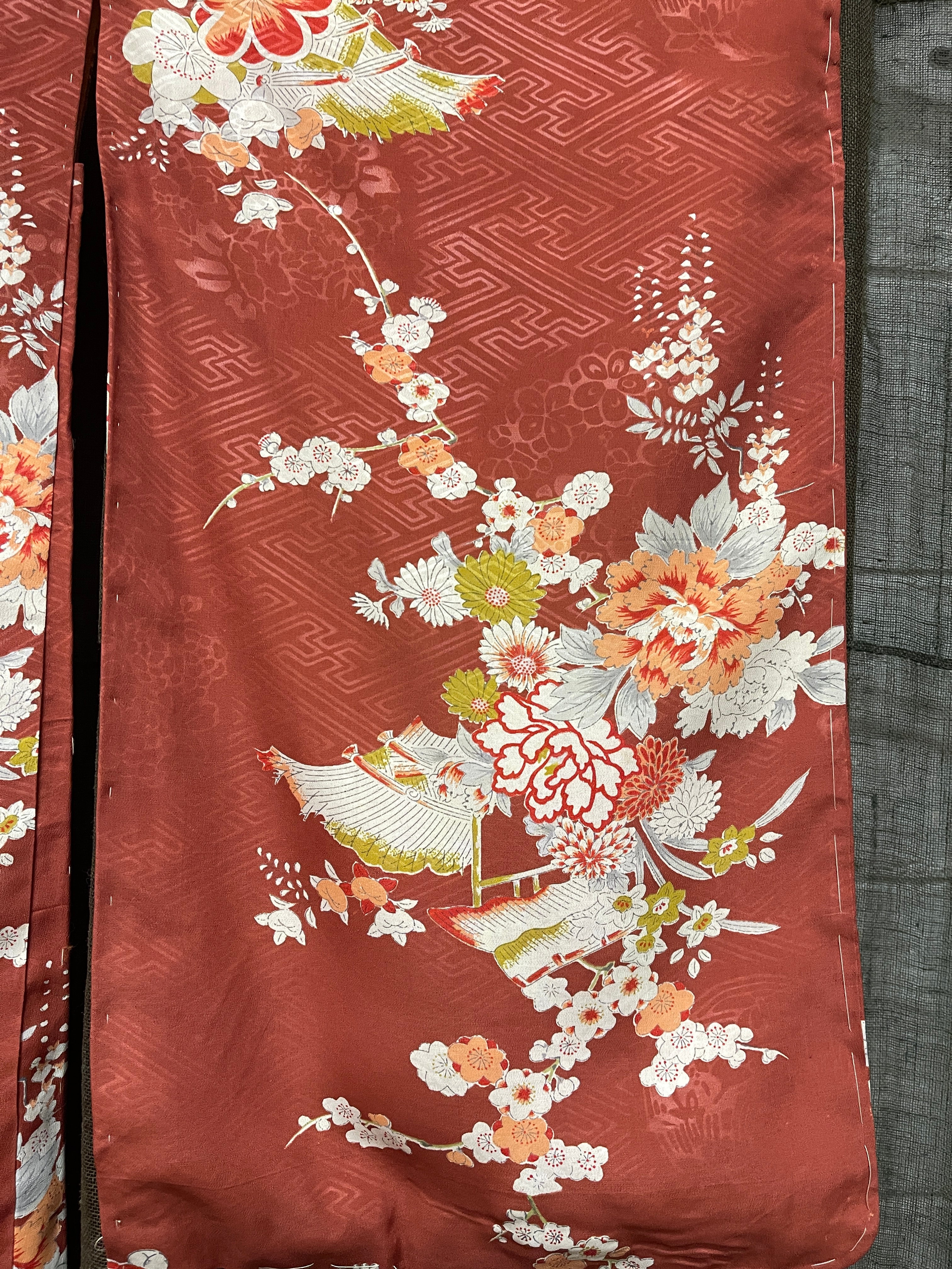 Japanese Haori-Kimono Jacket - Soft Drape Silk
