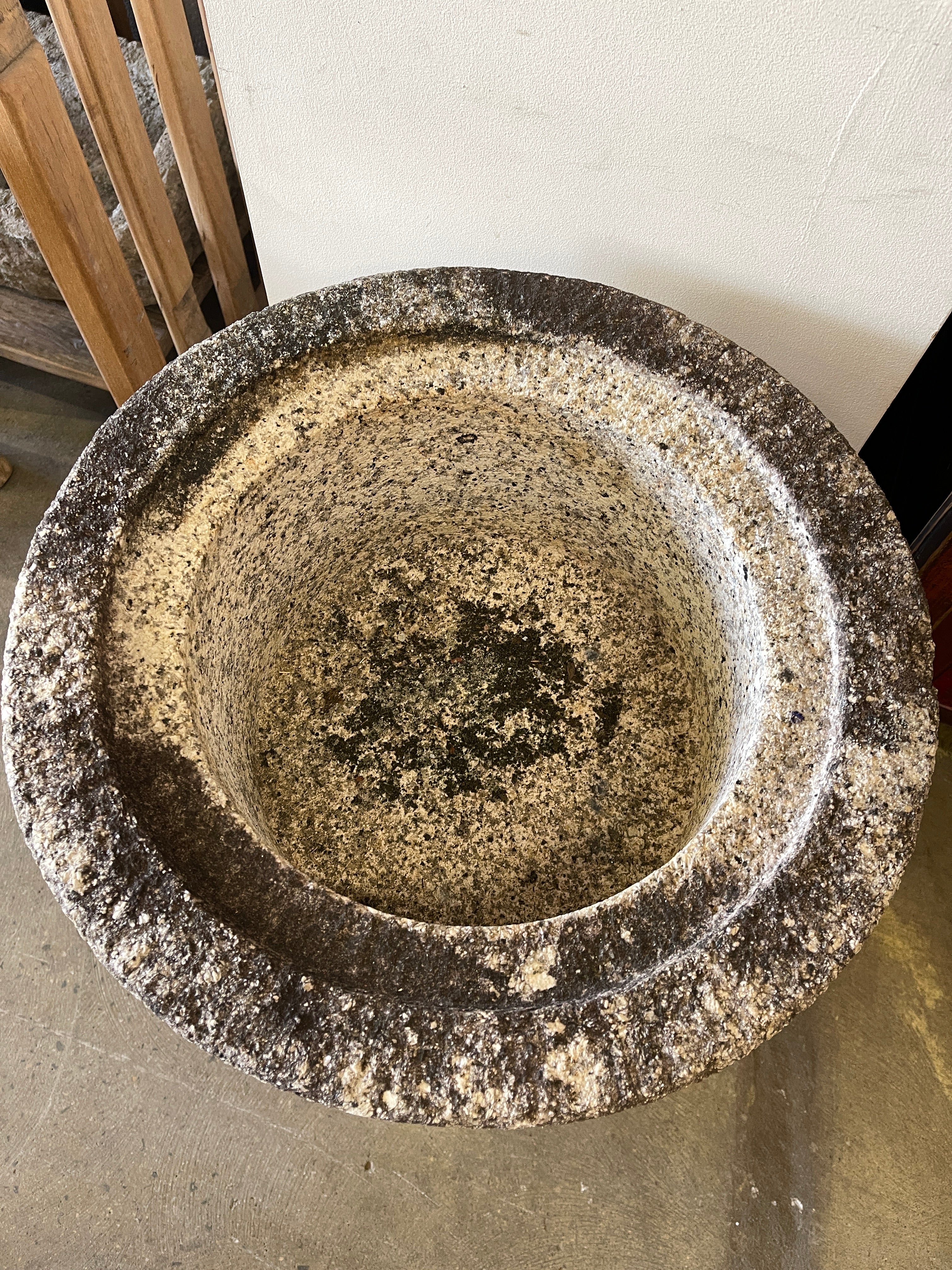 Japanese Chozubachi, Stone Water Basin - Granite | Early 20th Century