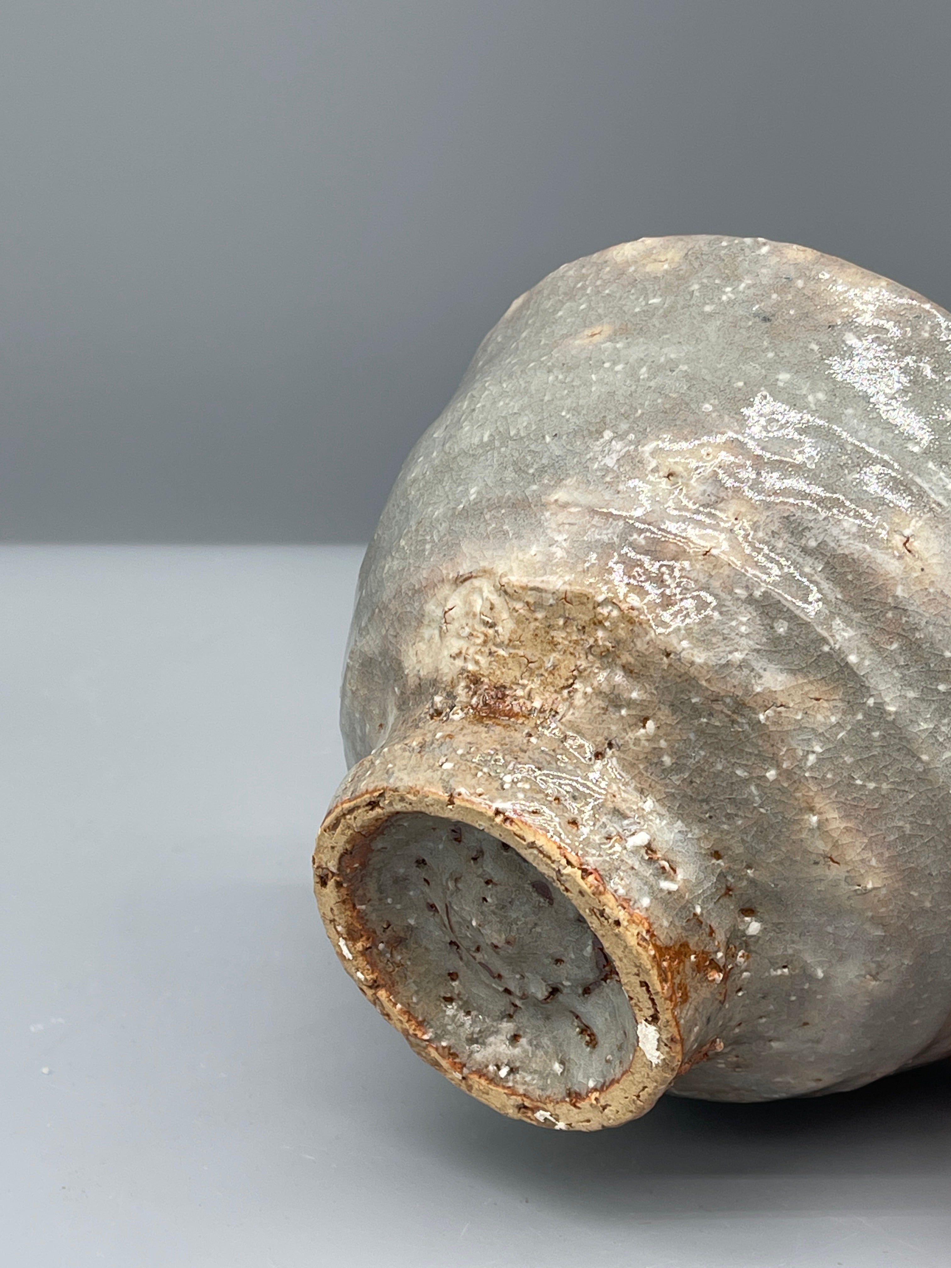 Vintage Japanese Hagi Ware Matcha Bowl, Chawan - By Watanabe Eisen