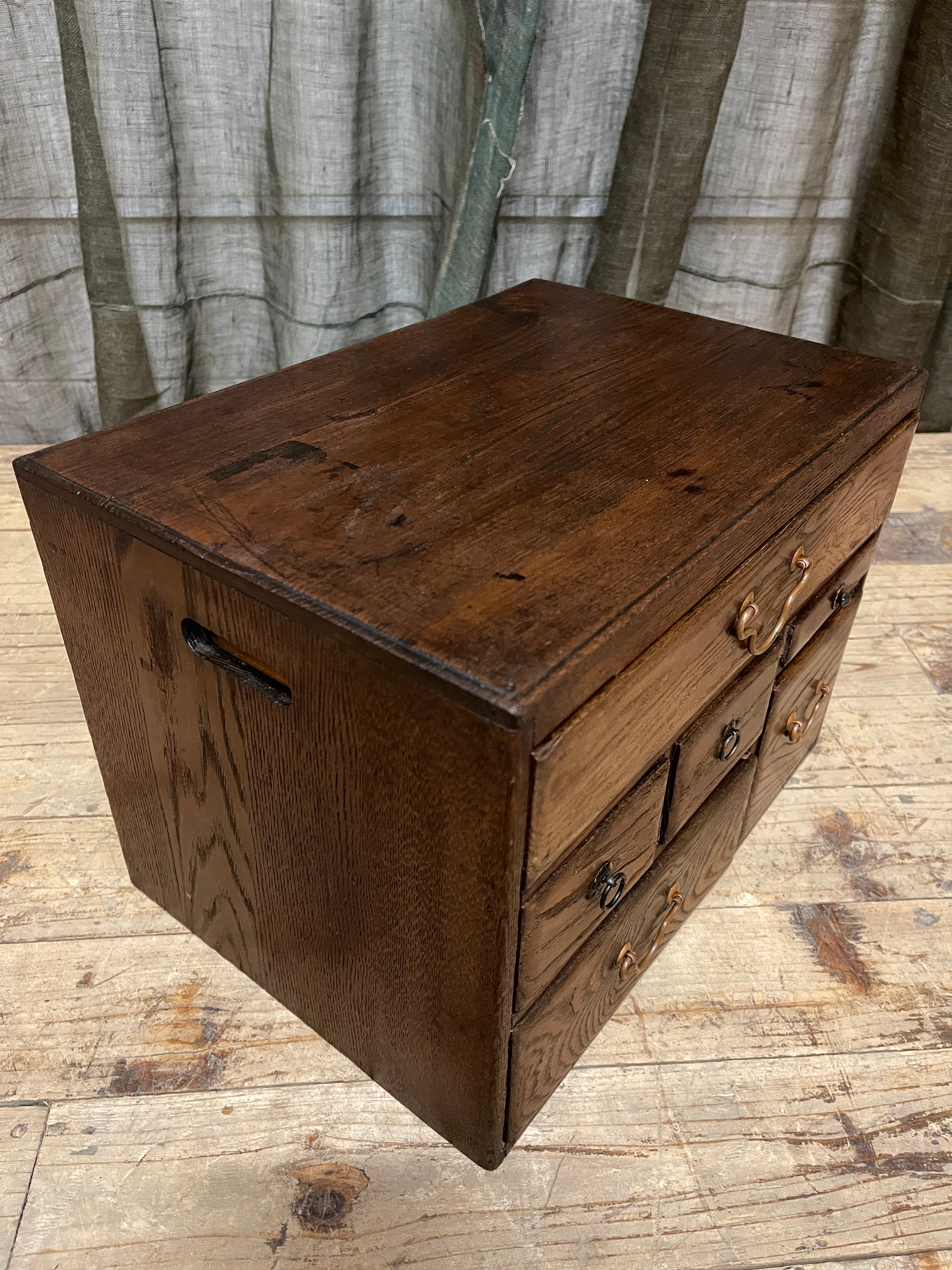 Japanese Make Up Chest - Elm | 1920's