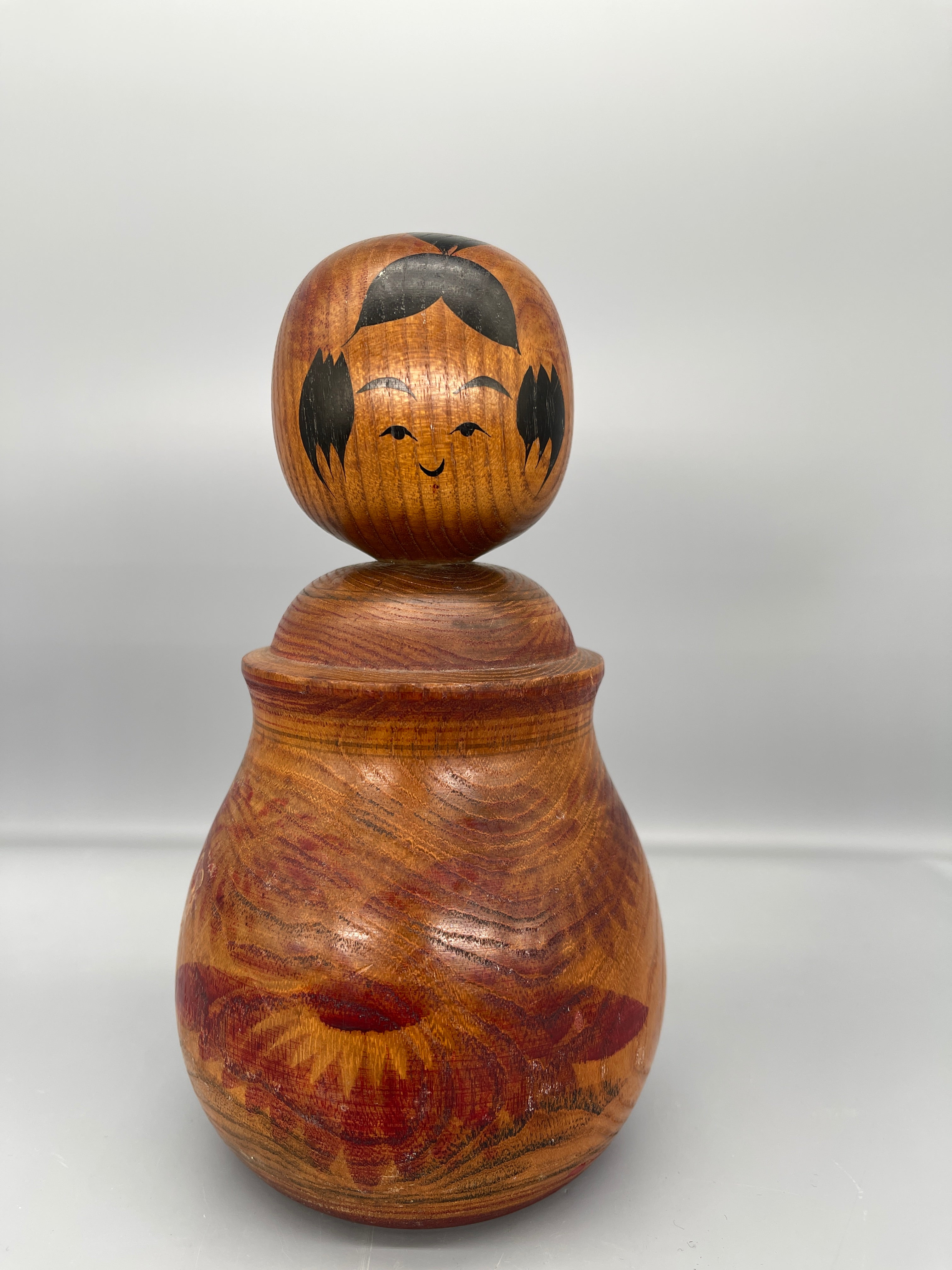 Vintage Japanese Naruko Kokeshi Doll By Jinji Okazaki