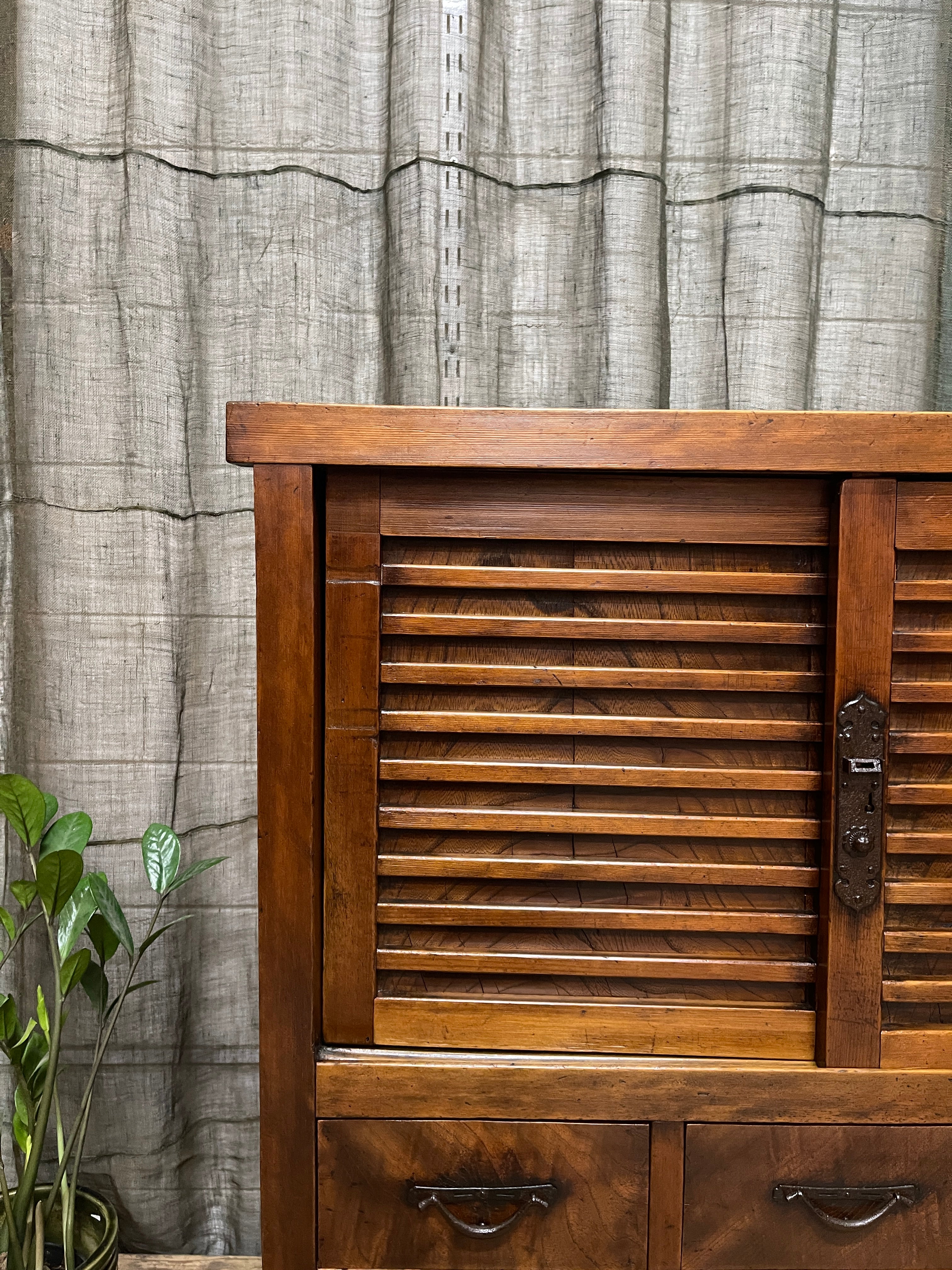 Japanese Storage Cabinet - Cypress, Elm & Cedar | Meiji