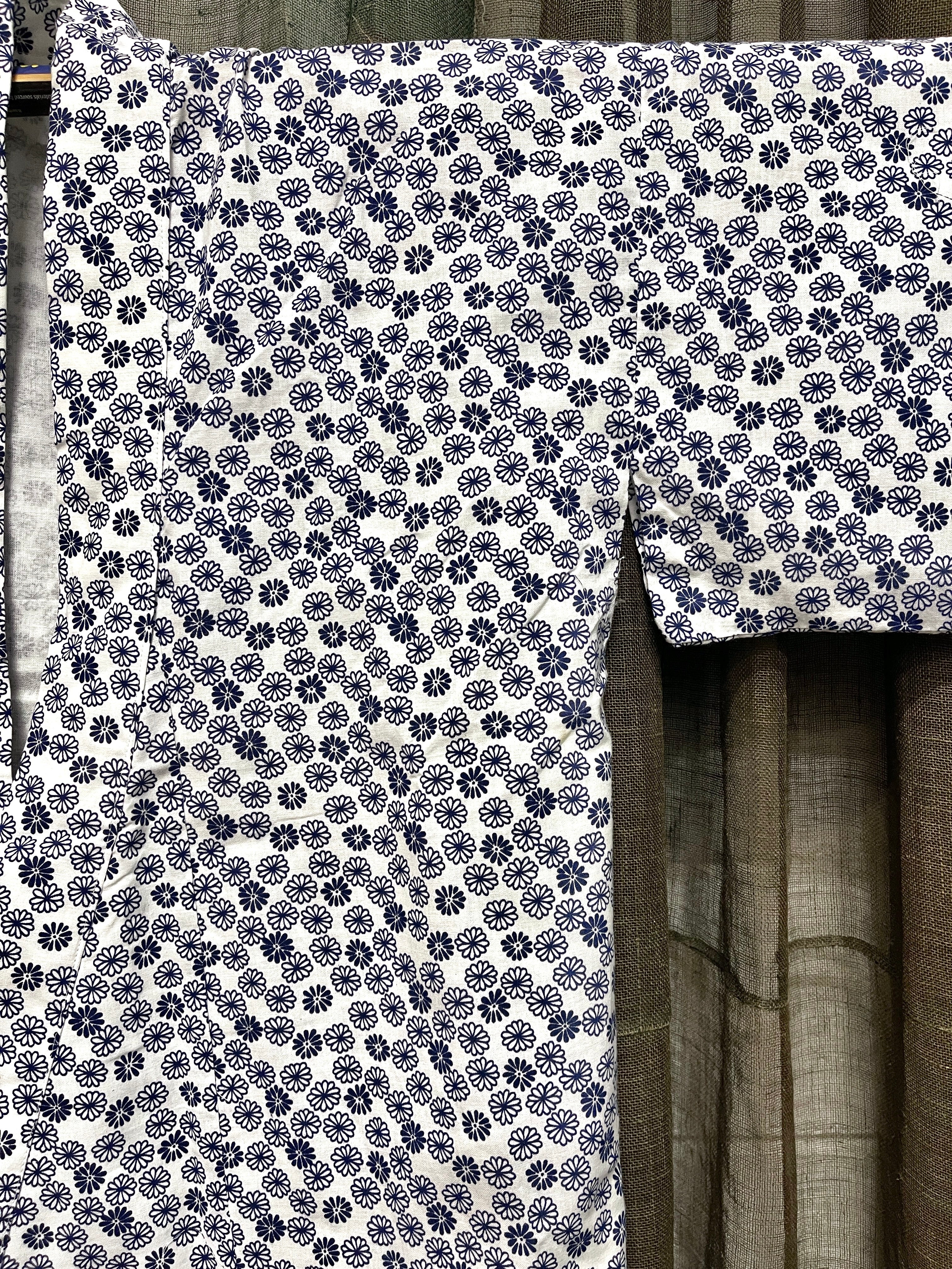 Nemaki, Japanese Cotton House Robe - Unisex