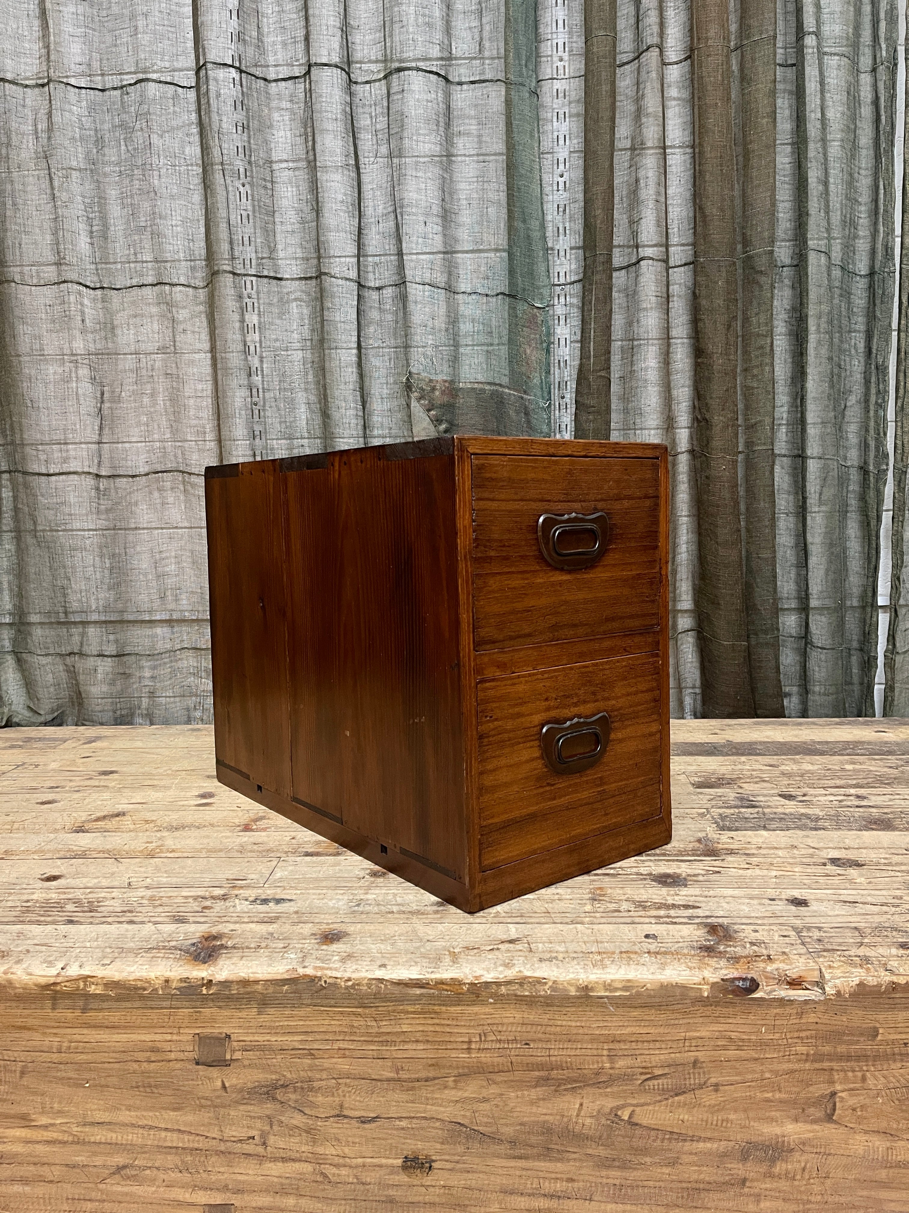 Japanese Small Chest - Cypress & Paulownia | Midcentury