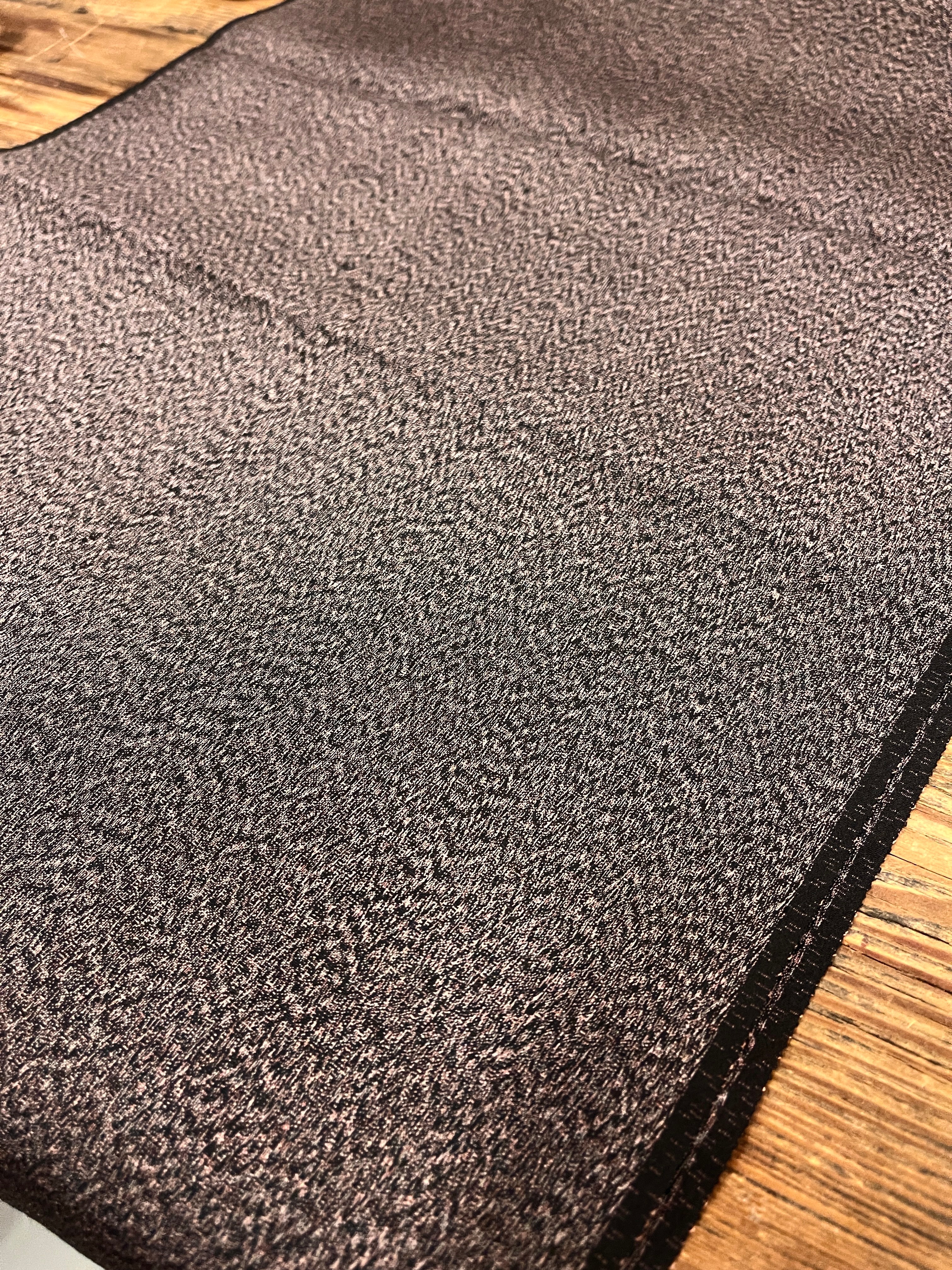 Japanese Silk Fabric, Purple Fuzzy Pattern