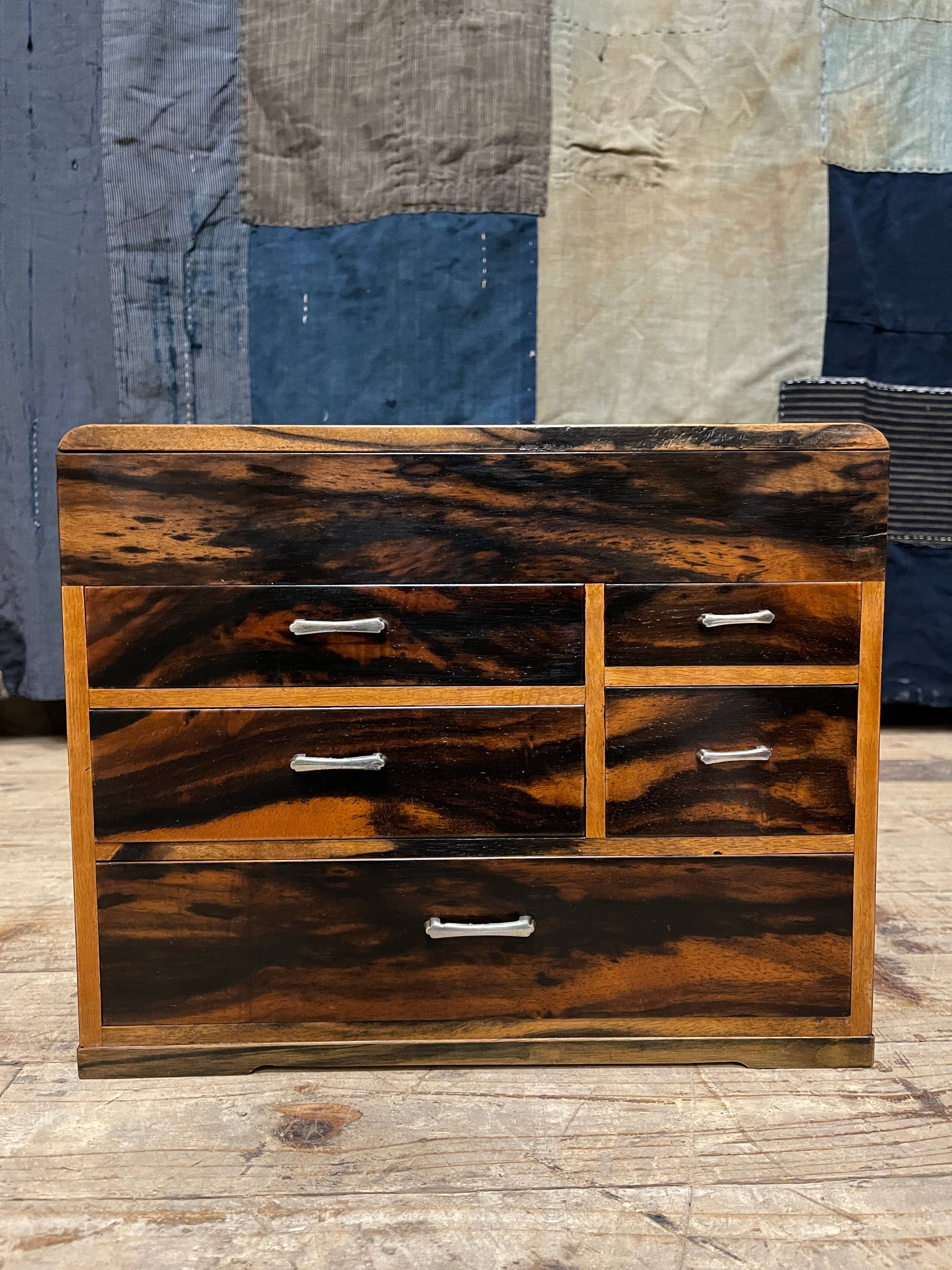 Vintage Japanese Sewing Box, Hari Bako | Midcentury