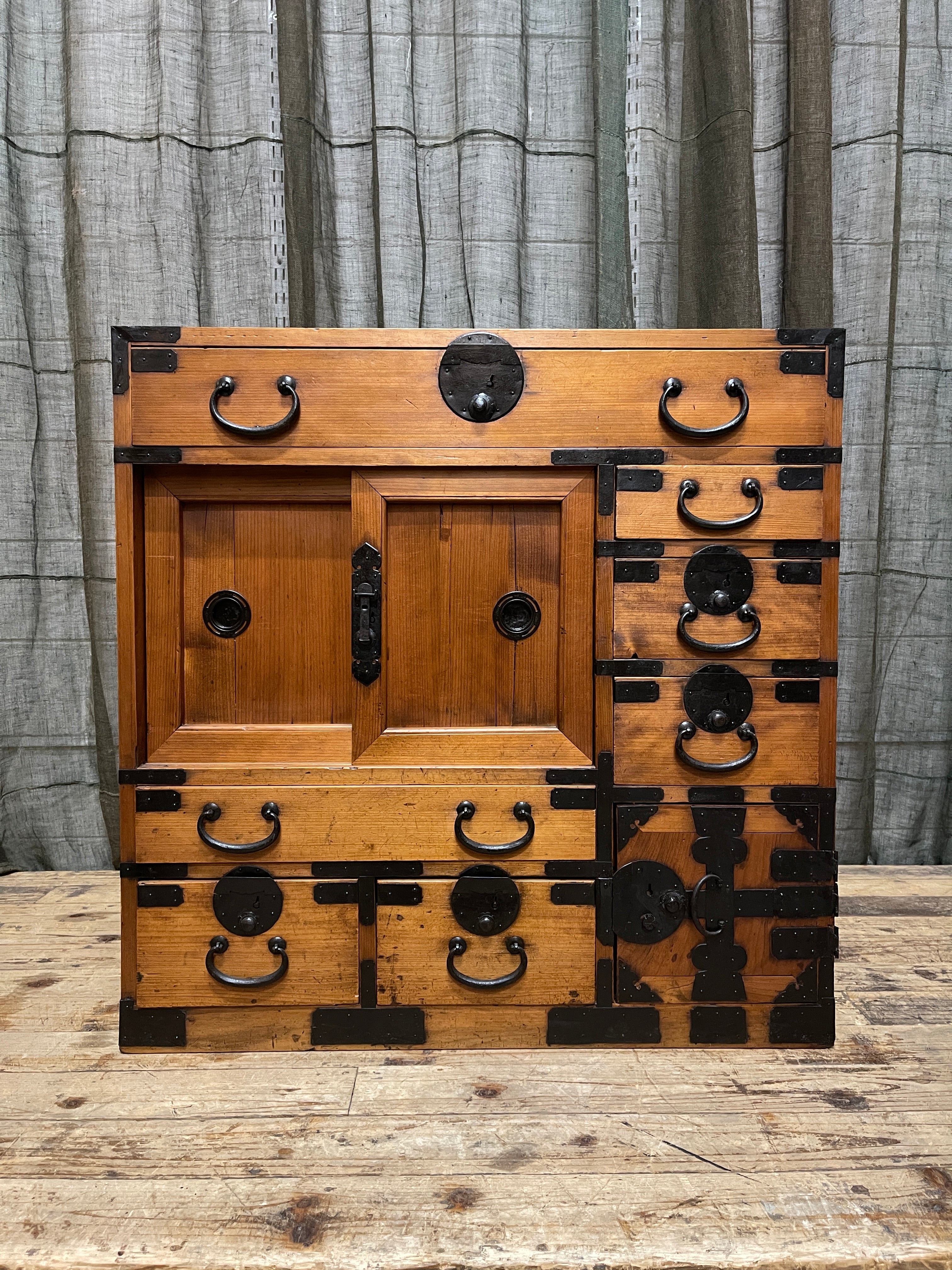 Japanese Choba Dansu, Merchant’s Chest – Cypress & Cedar | Meiji