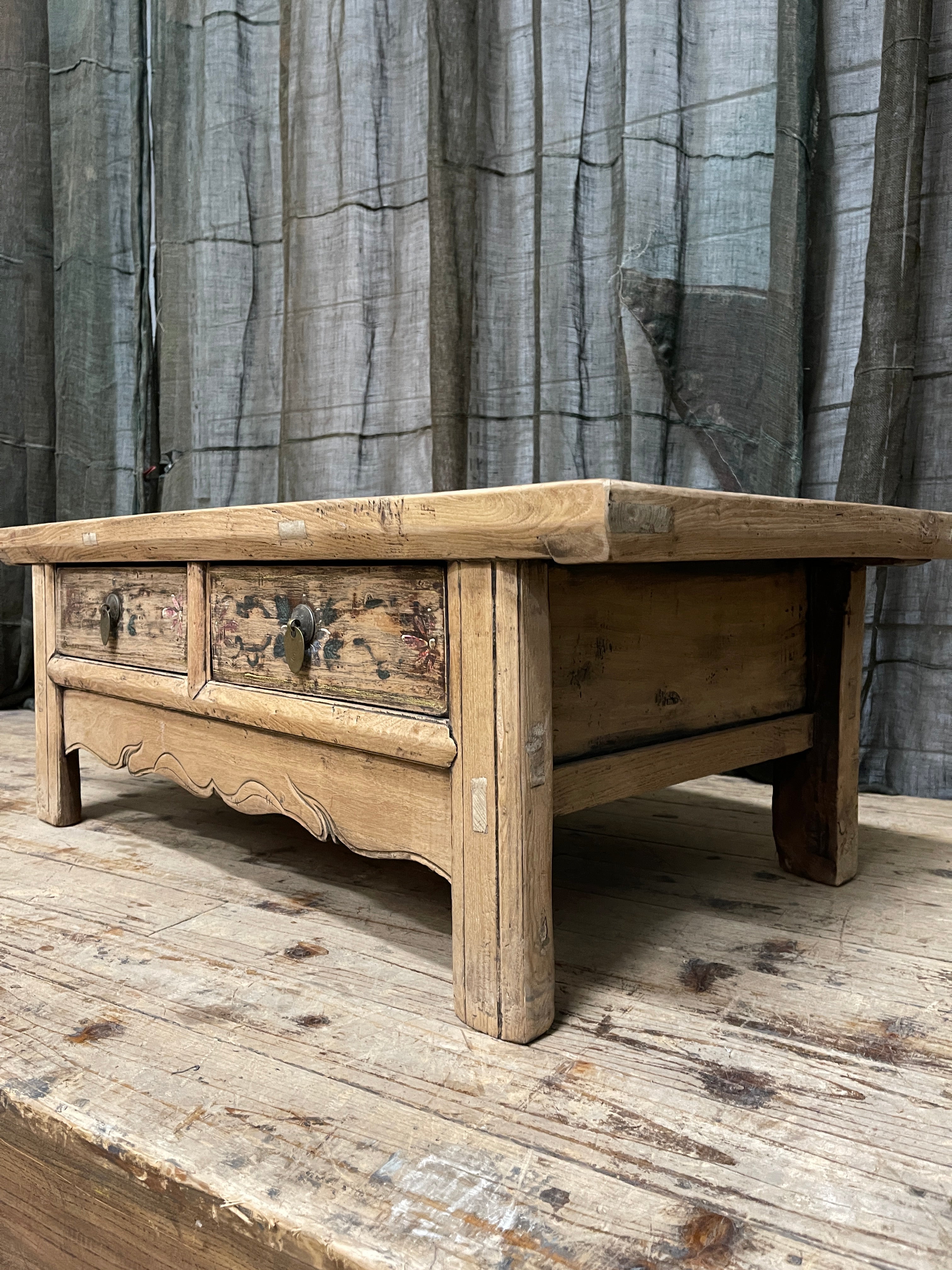 Provincial Chinese Low Table | Elm & Cypress