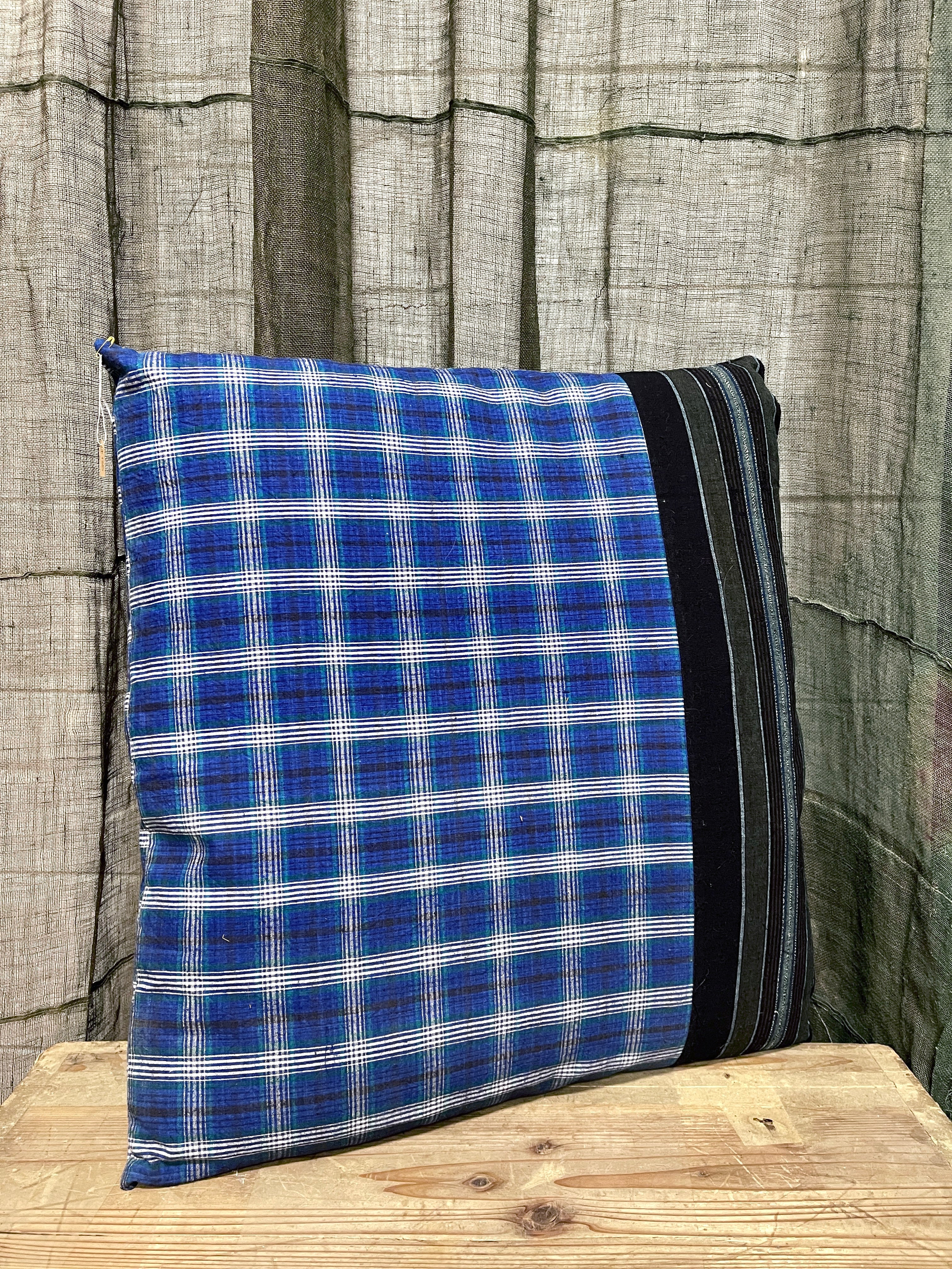 Japanese Floor Cushions Covered with Cotton Fabric