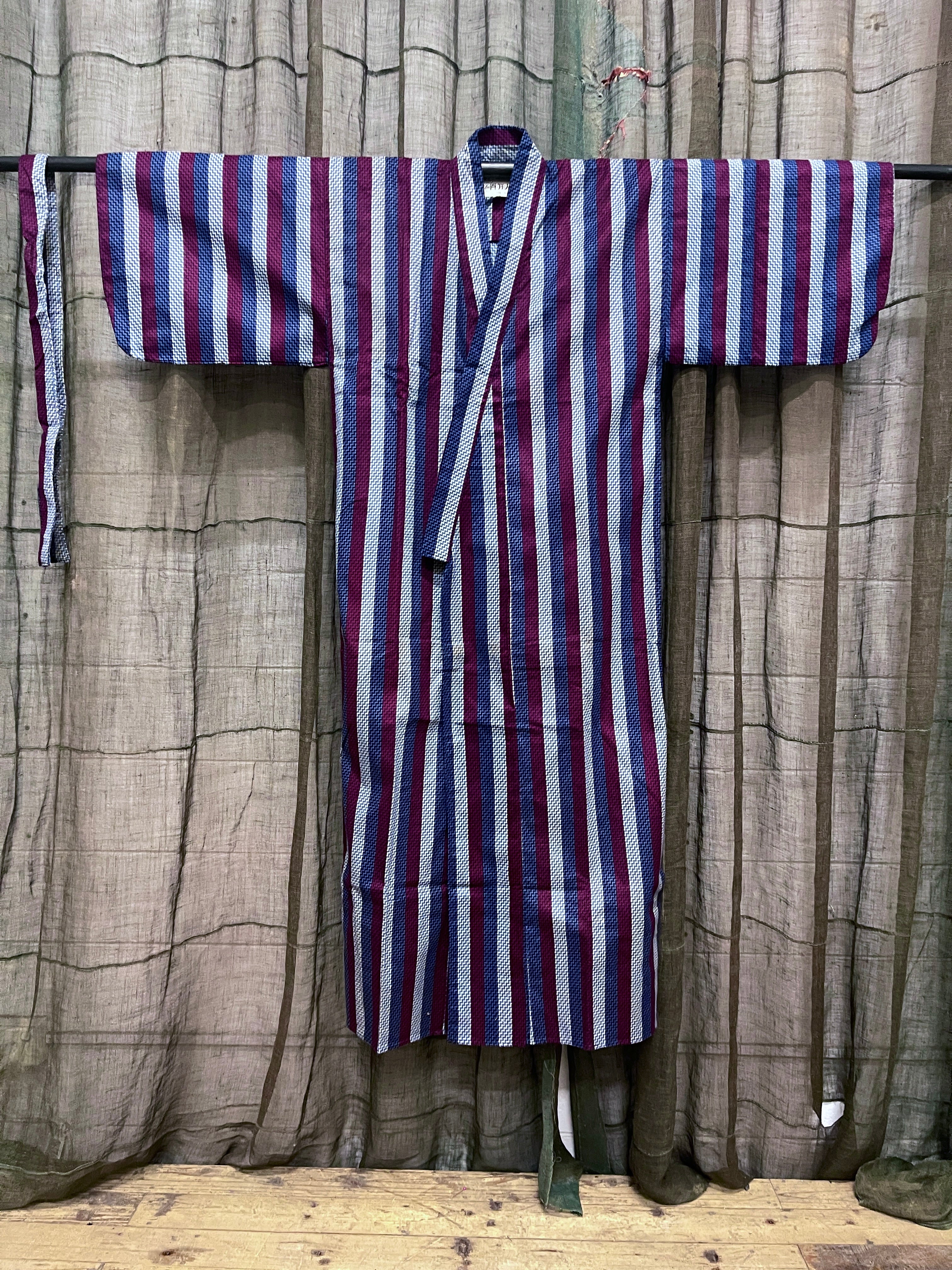 Nemaki, Japanese Flannel Cotton House Robe - Unisex