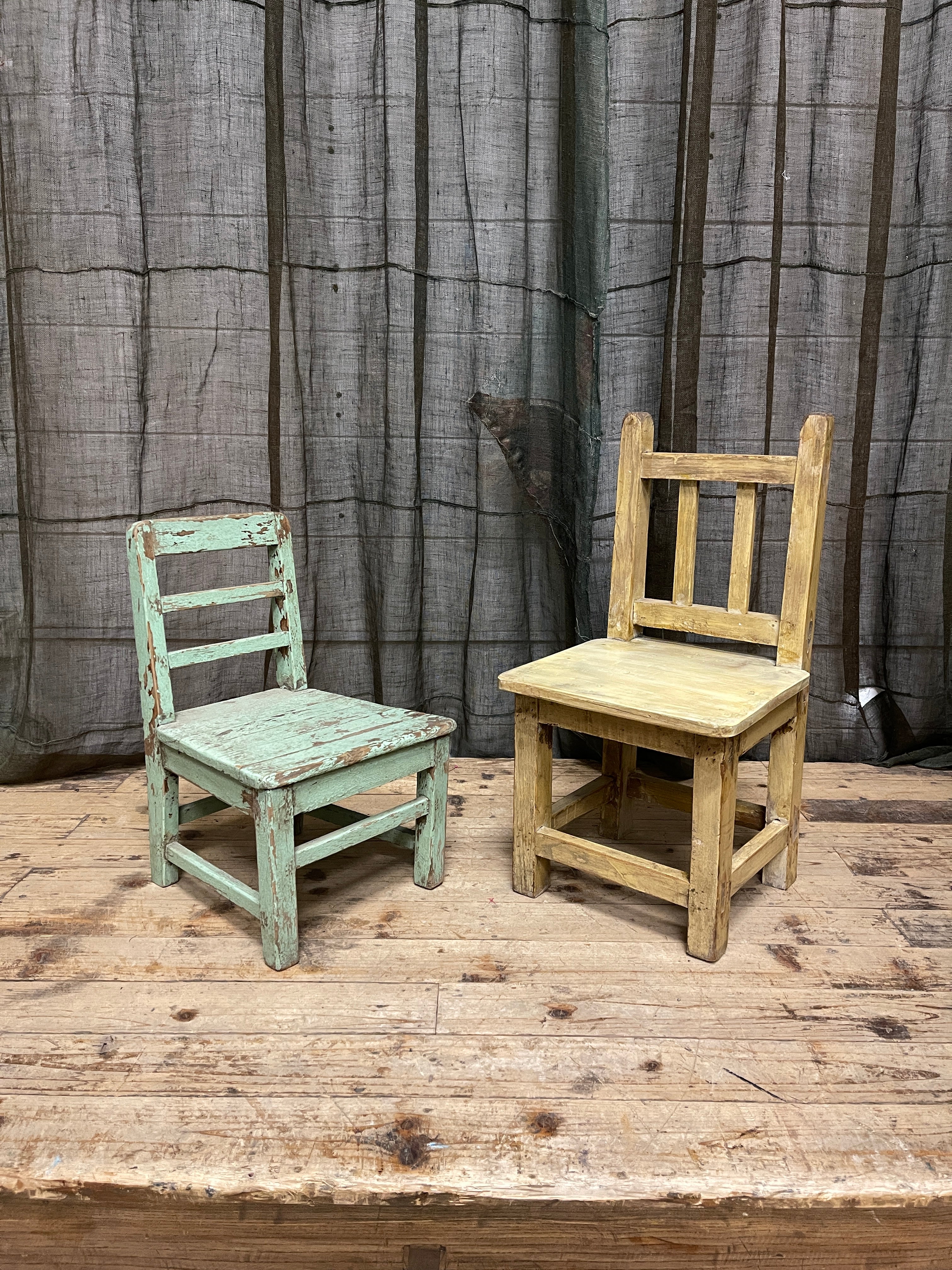 Antique Chinese School Kids Chair