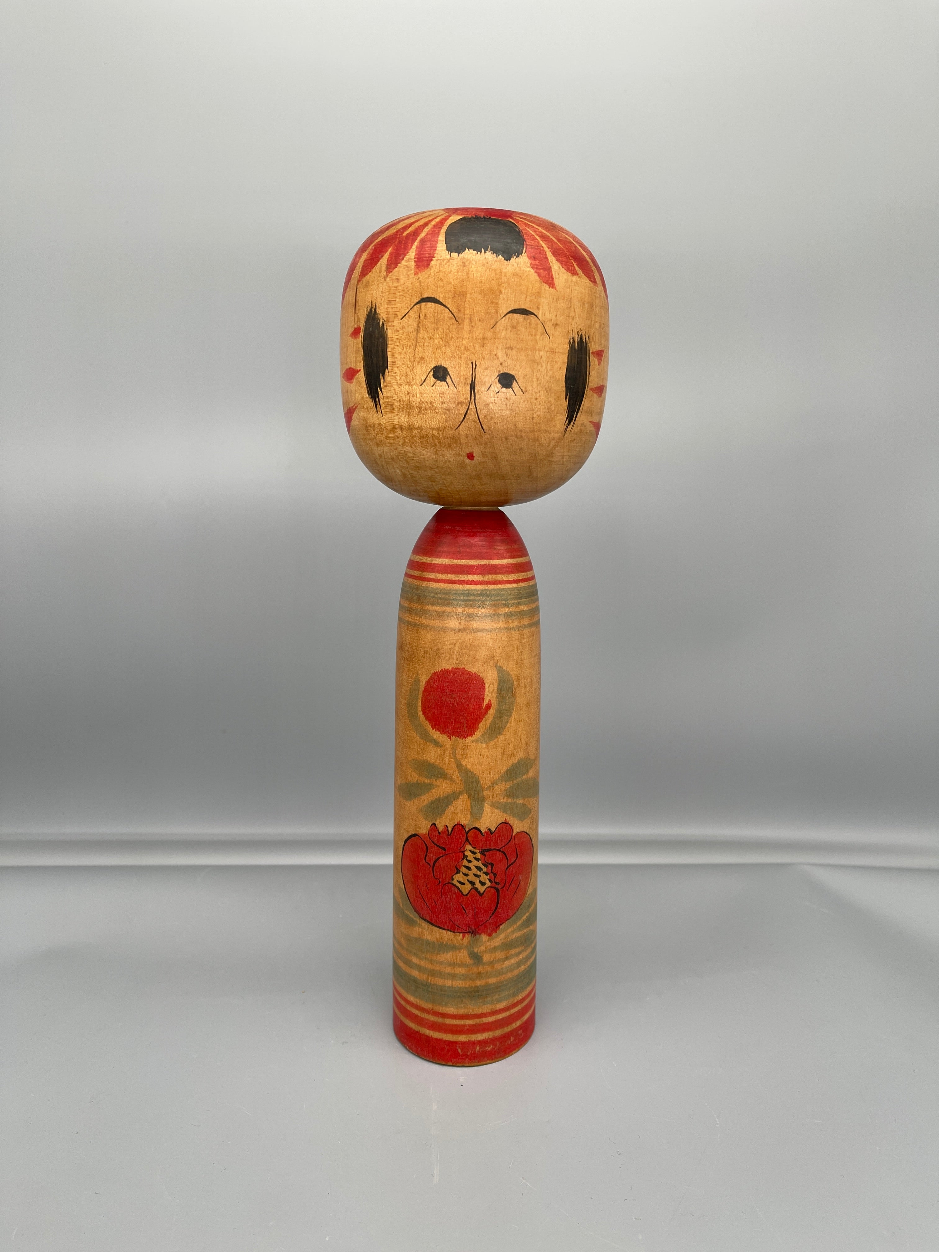 Vintage Japanese Zao Style Kokeshi Doll By Kichitaro Kimura