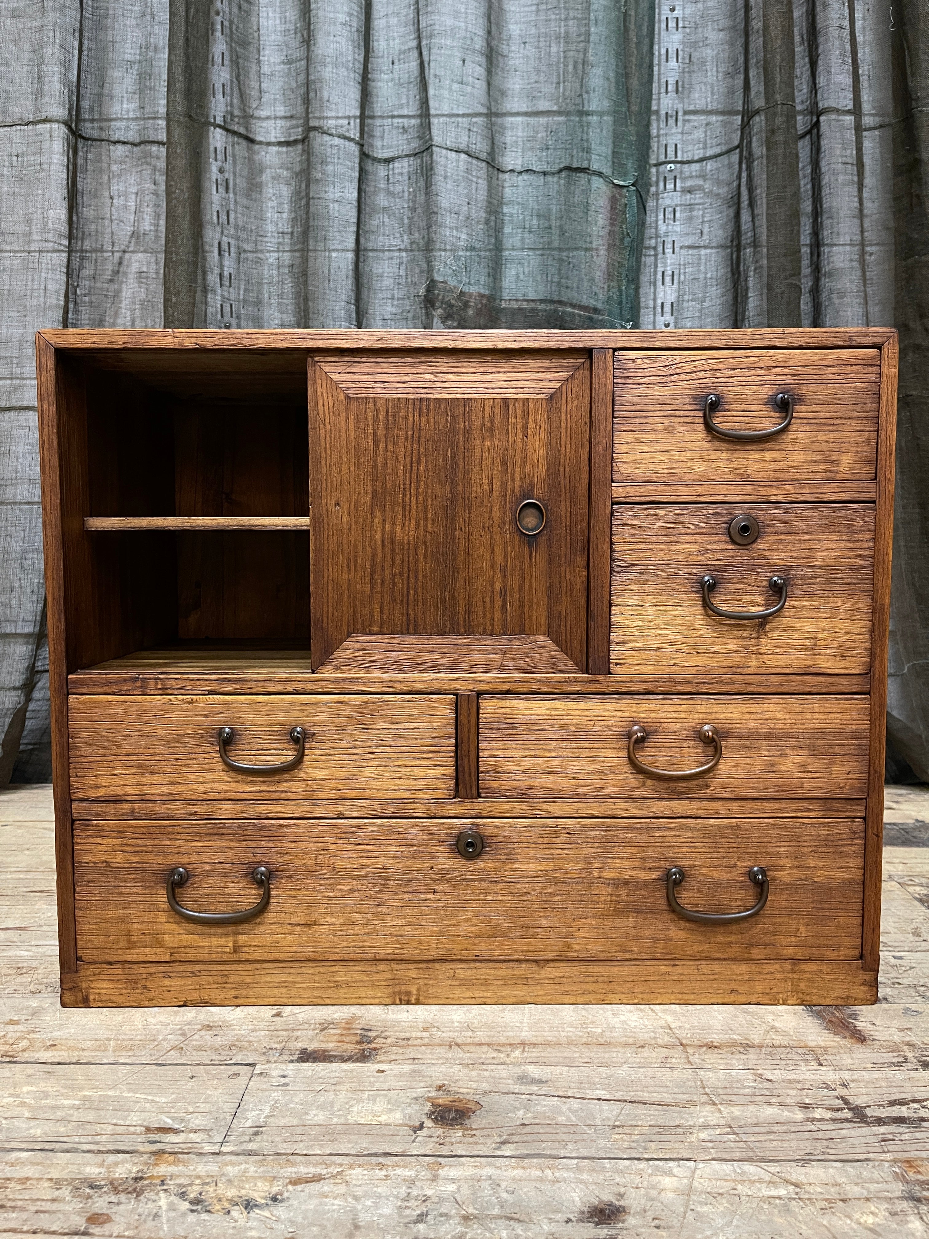 Ko Dansu, Japanese Side Cabinet - Paulownia | Taisho
