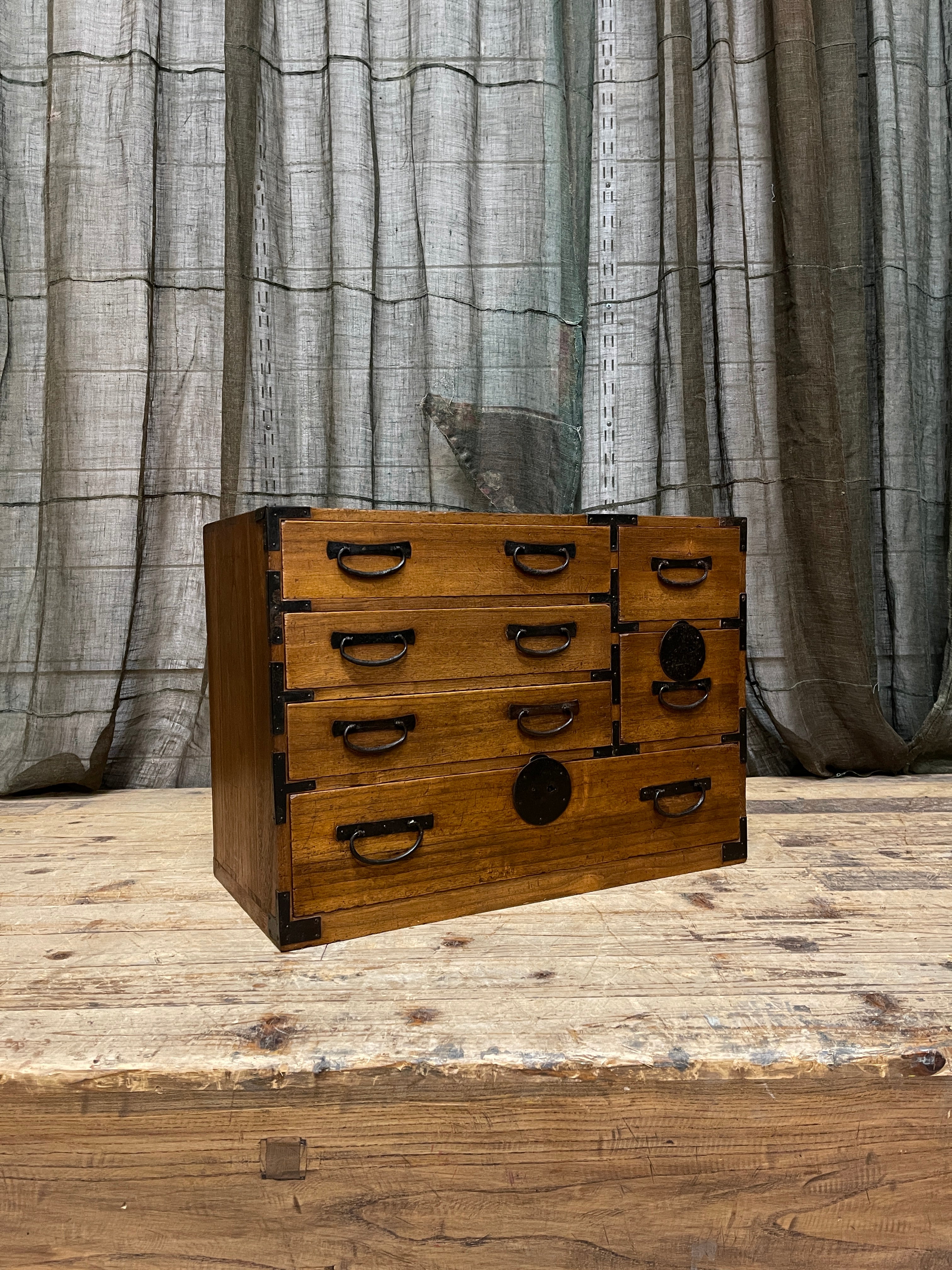 Ko Dansu, Japanese Side Cabinet - Paulownia | Meiji