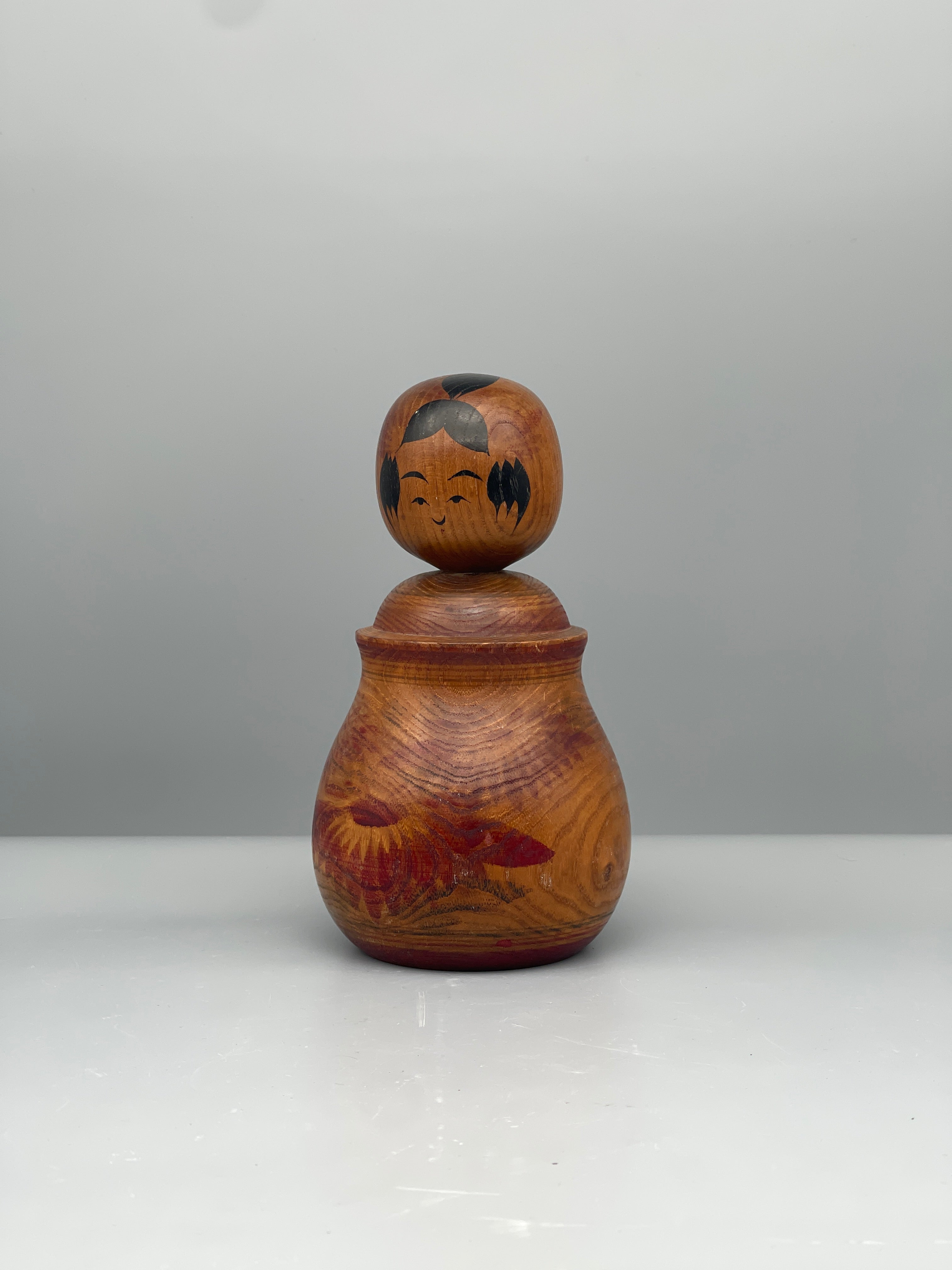 Vintage Japanese Naruko Kokeshi Doll By Jinji Okazaki