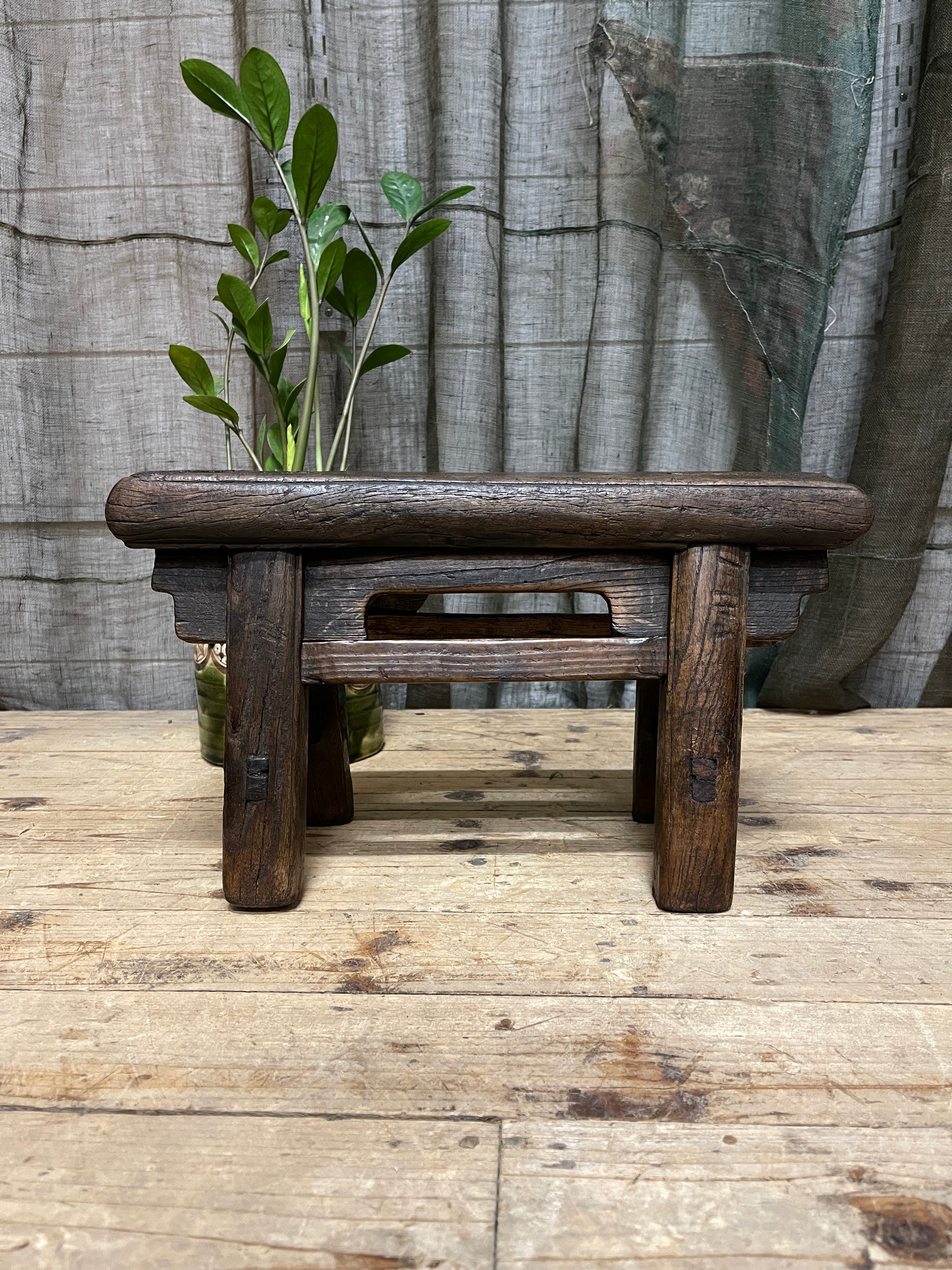 Antique Chinese Provincial Mini Stool