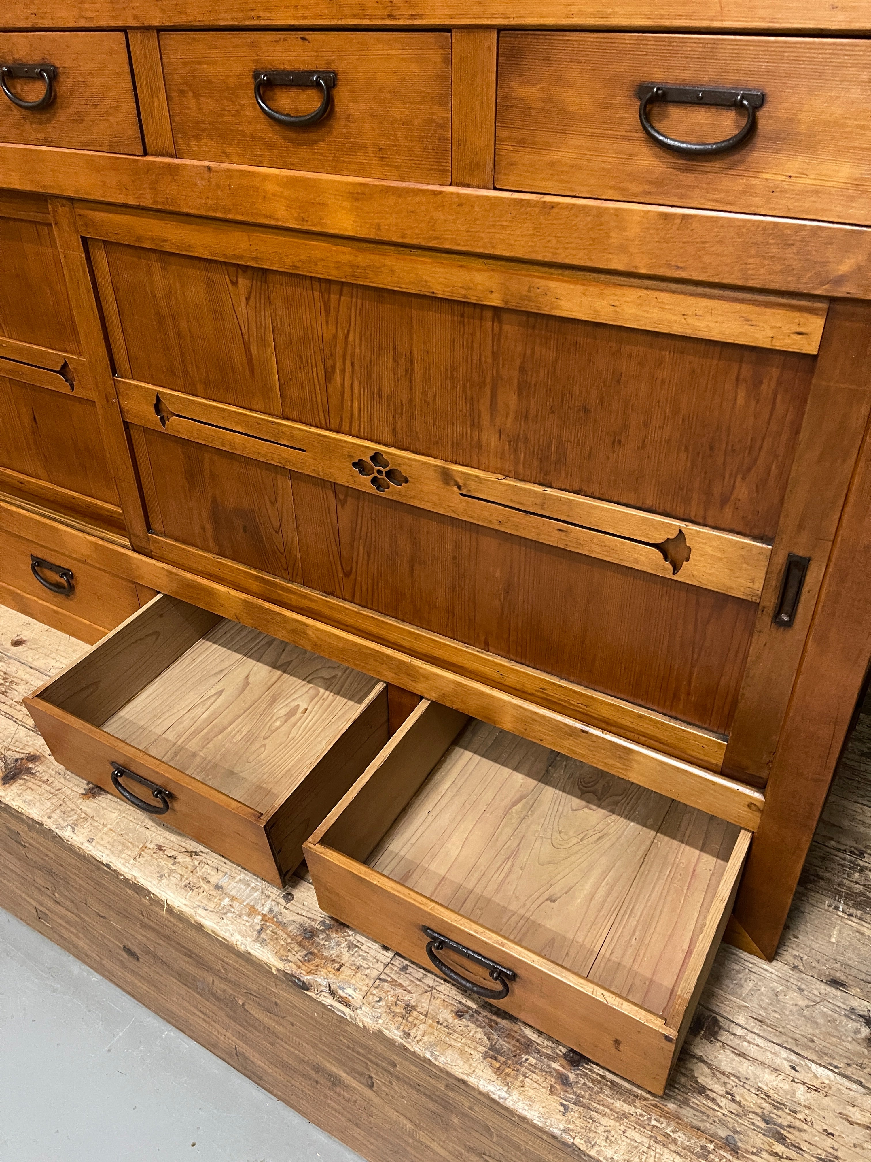 Japanese Mizuya, Kitchen Cabinet - Cedar | Taisho, c.1920