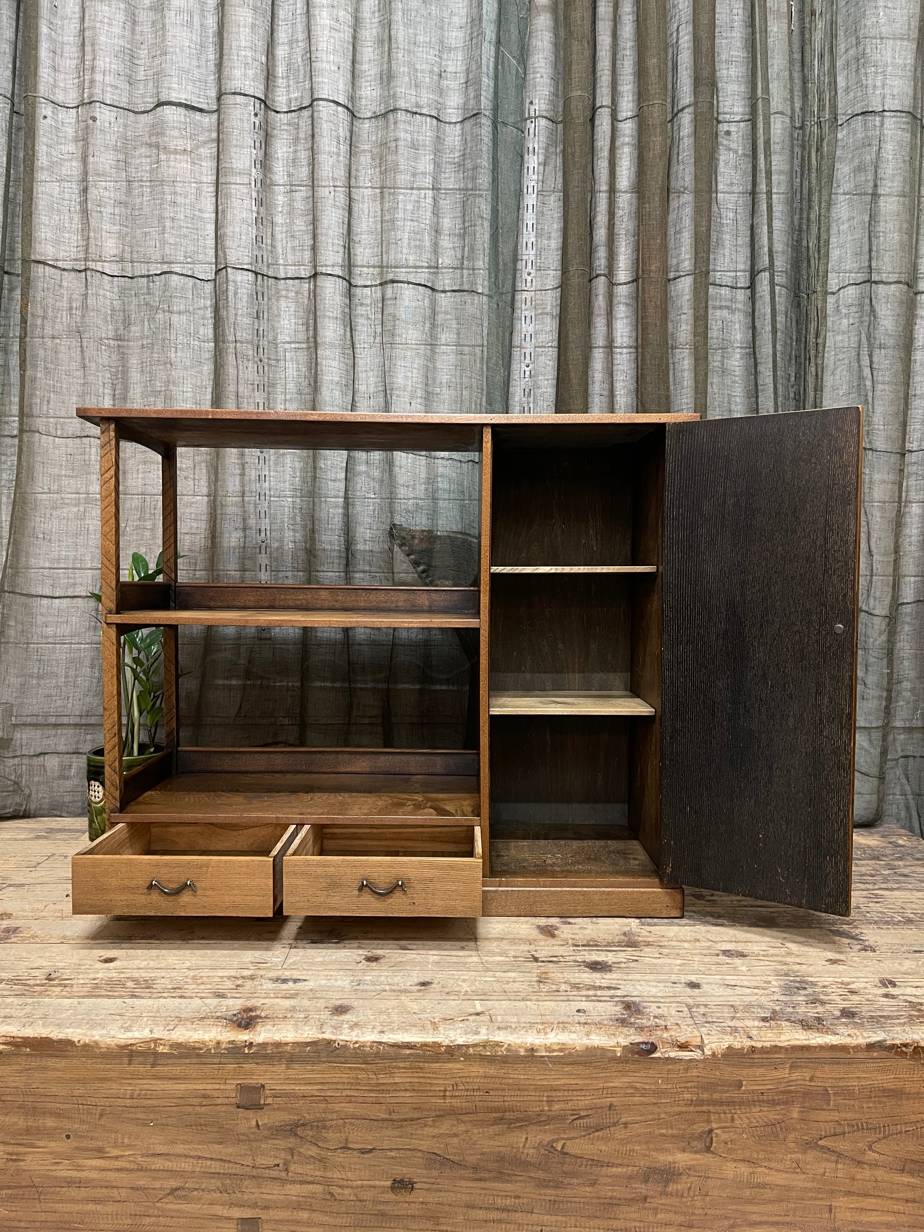 Cha Dana, Japanese Tea Cabinet - Elm | 1920's