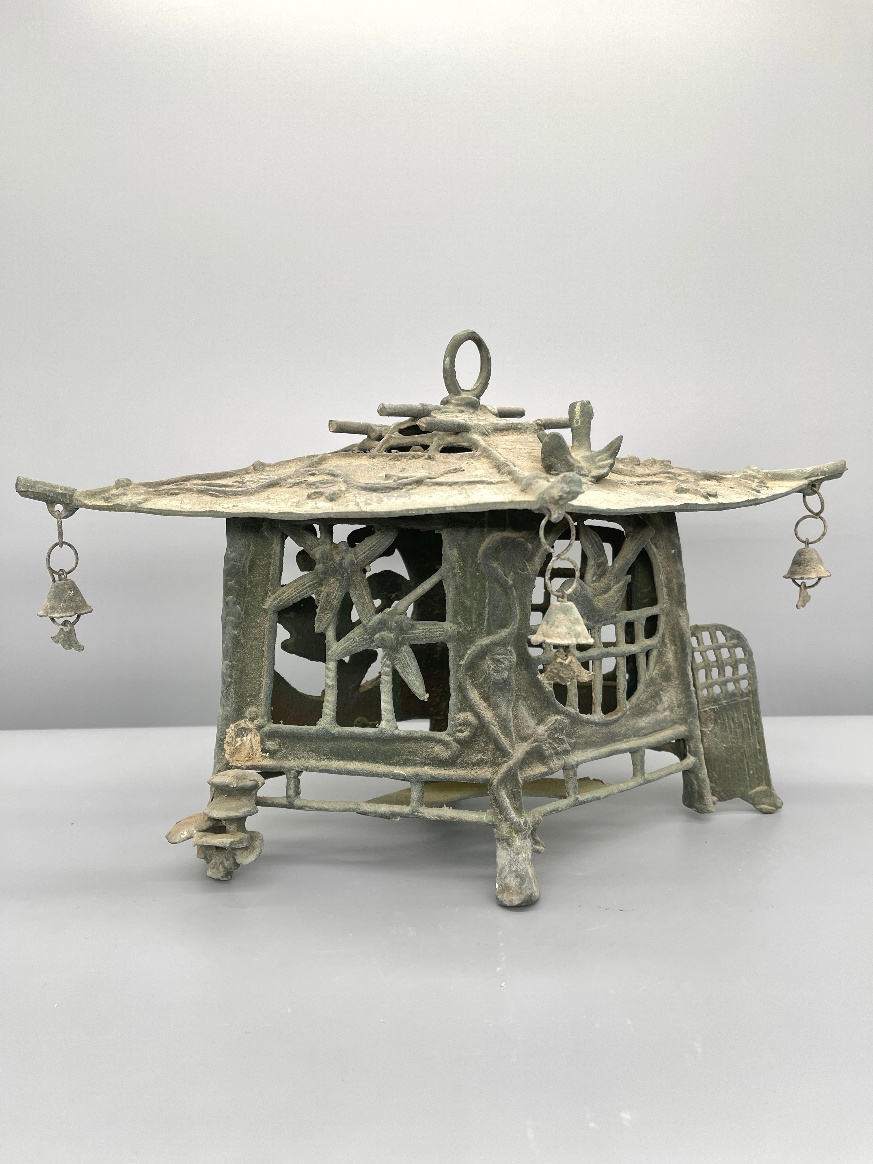 Japanese Cast Bronze Garden Lantern - Toro | Taisho
