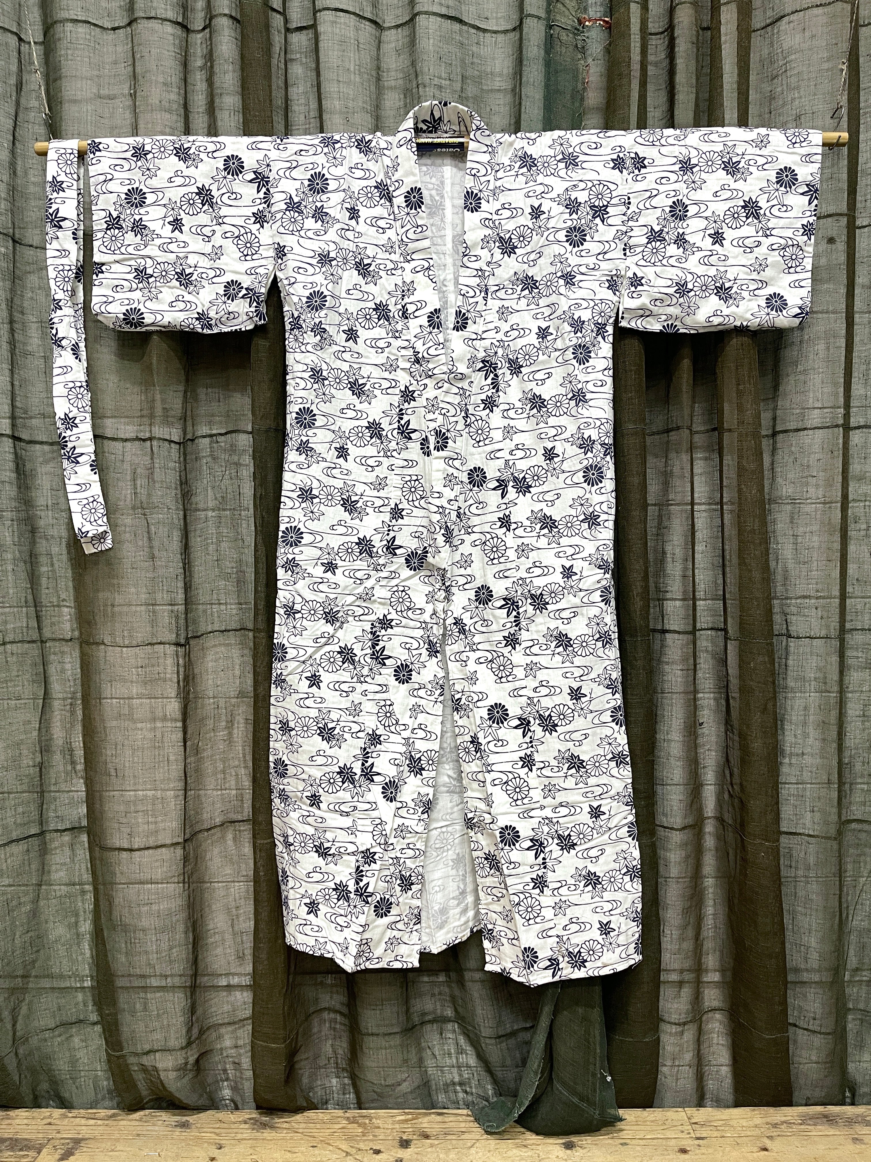 Nemaki, Japanese Cotton House Robe - Unisex