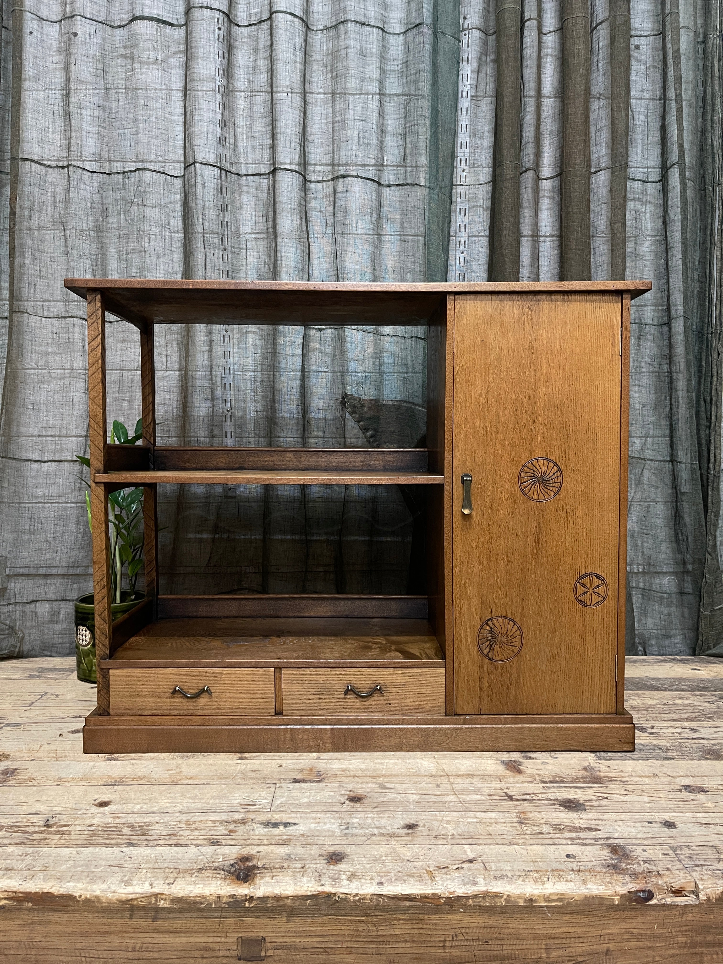 Cha Dana, Japanese Tea Cabinet - Elm | 1920's