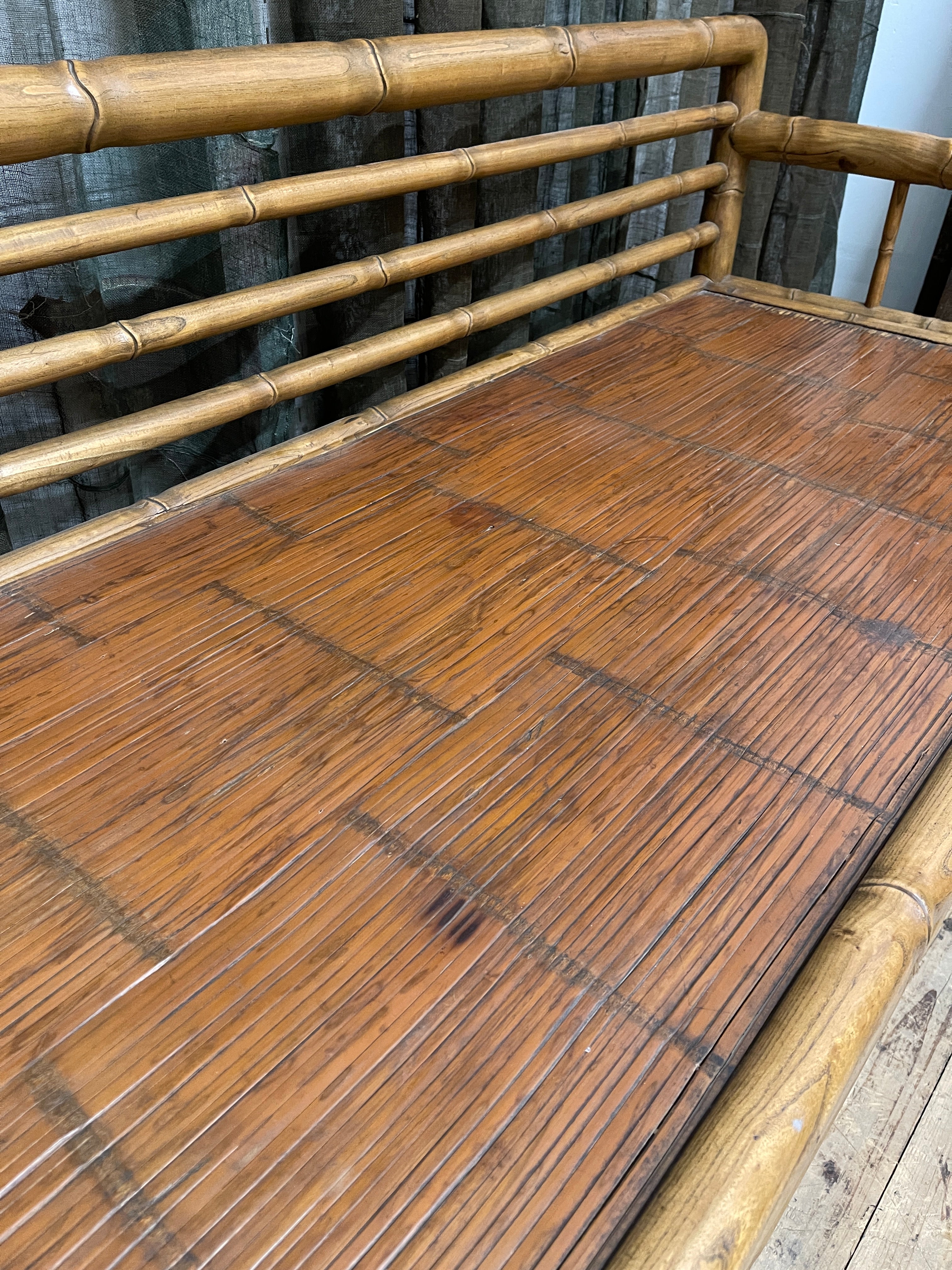 Chinese Bamboo & Elm Daybed