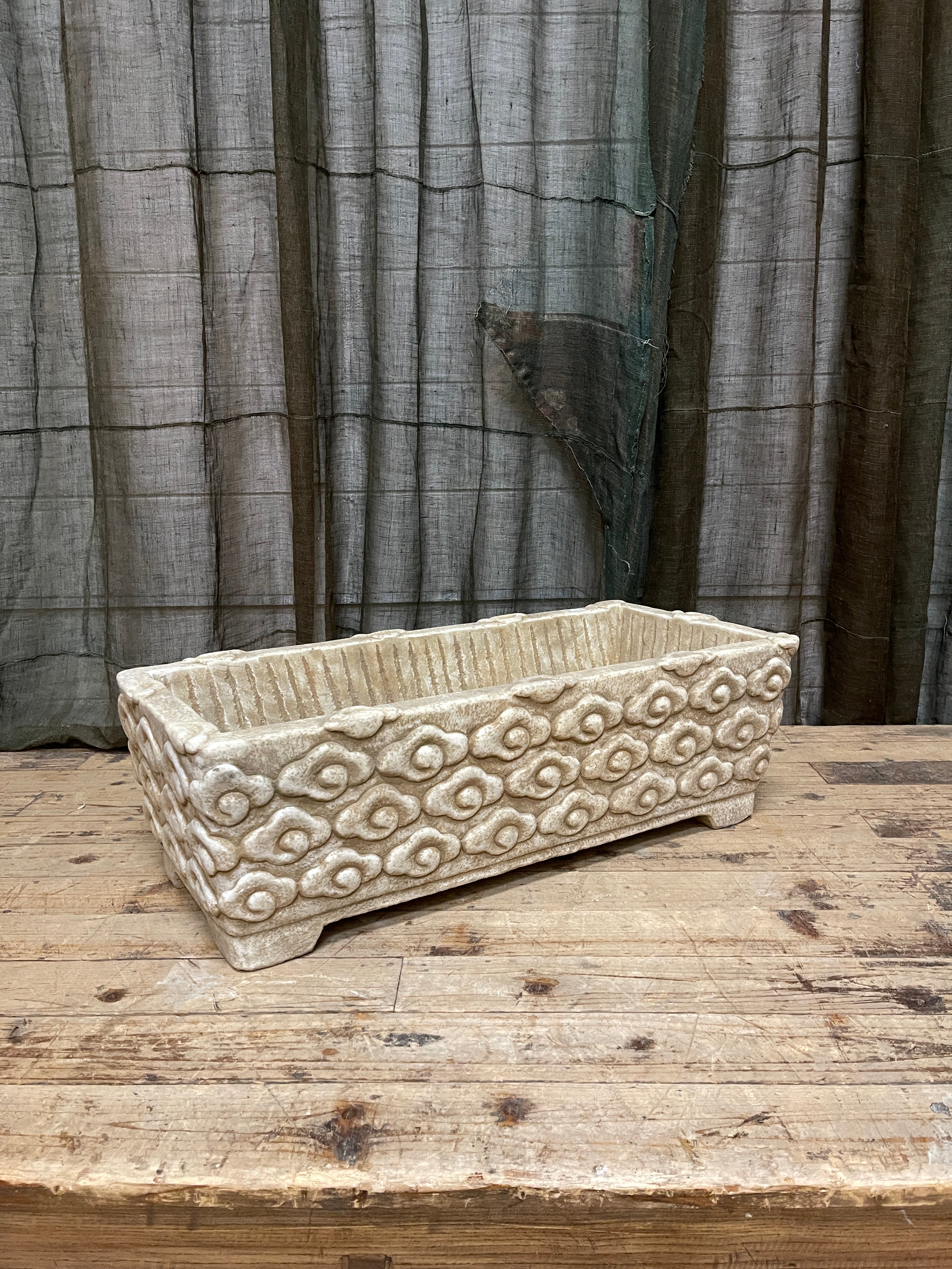 Large Chinese Marble Planter, Garden Pot