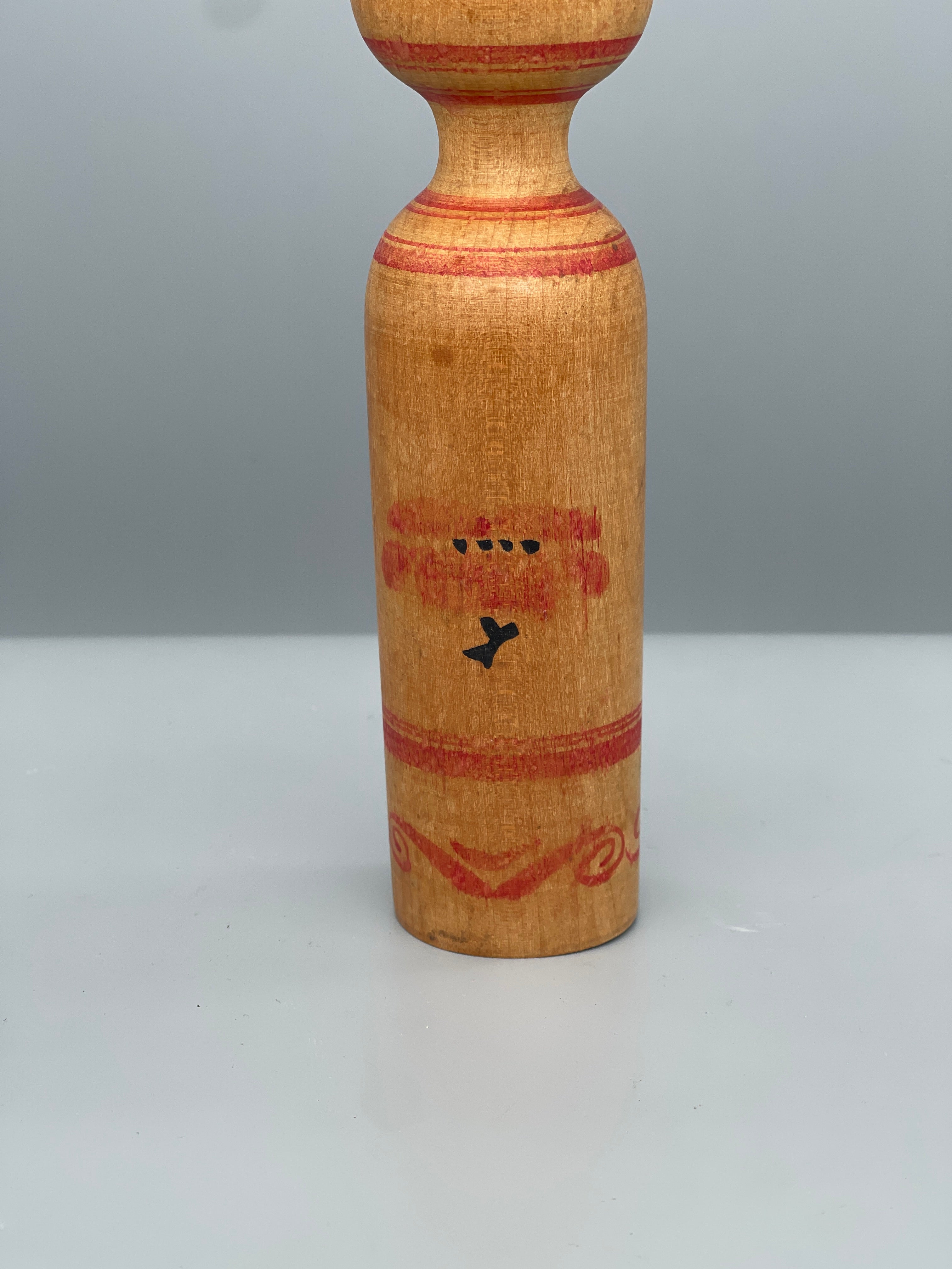 Vintage Japanese Tsugaru Kokeshi Doll | c.1960