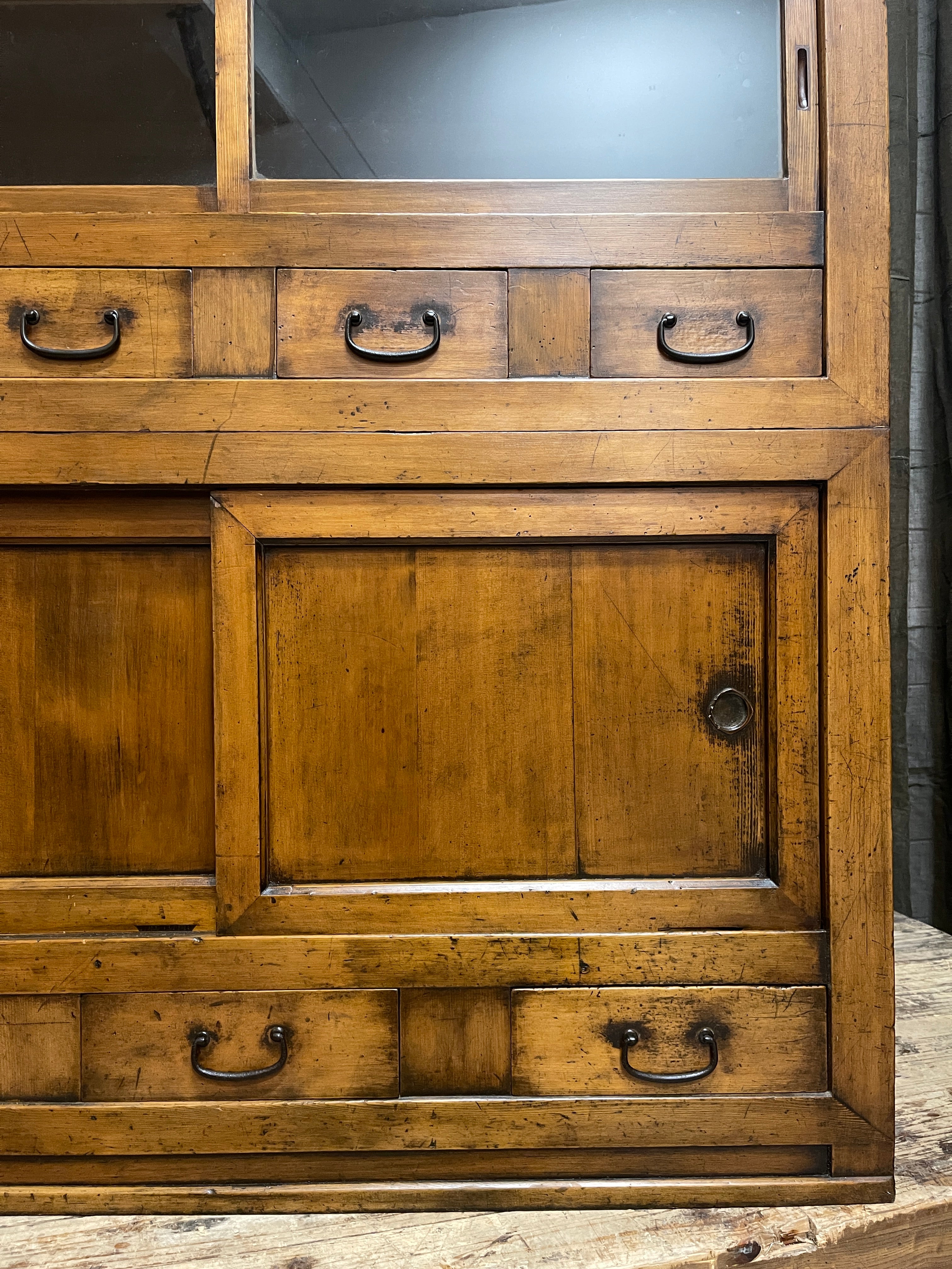 Japanese Mizuya, Kitchen Cabinet - Cedar & Cypress | Taisho, c.1915