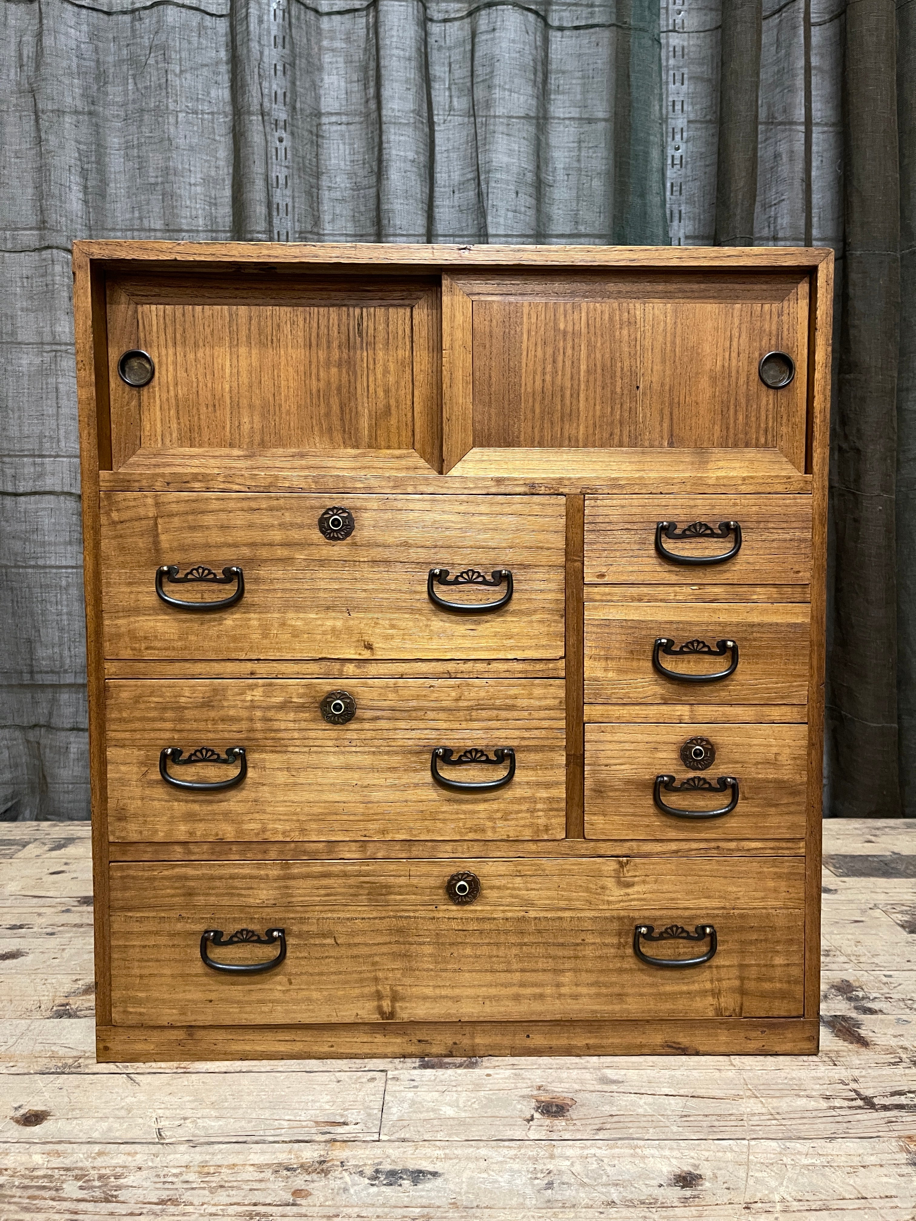 Ko Dansu, Japanese Side Cabinet - Paulownia | 1930's