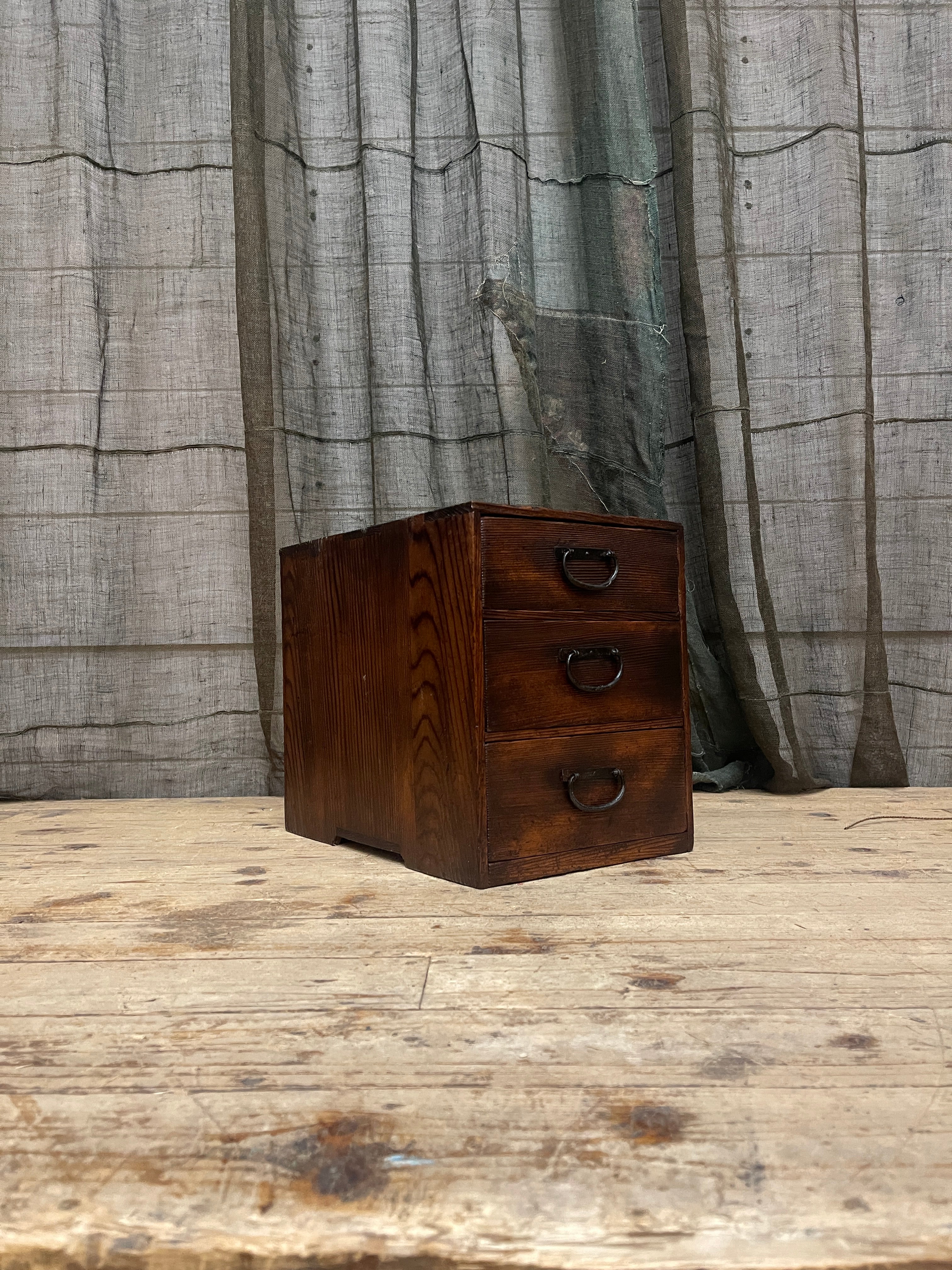 Vintage Japanese Document Box - Cedar | Taisho, 1920